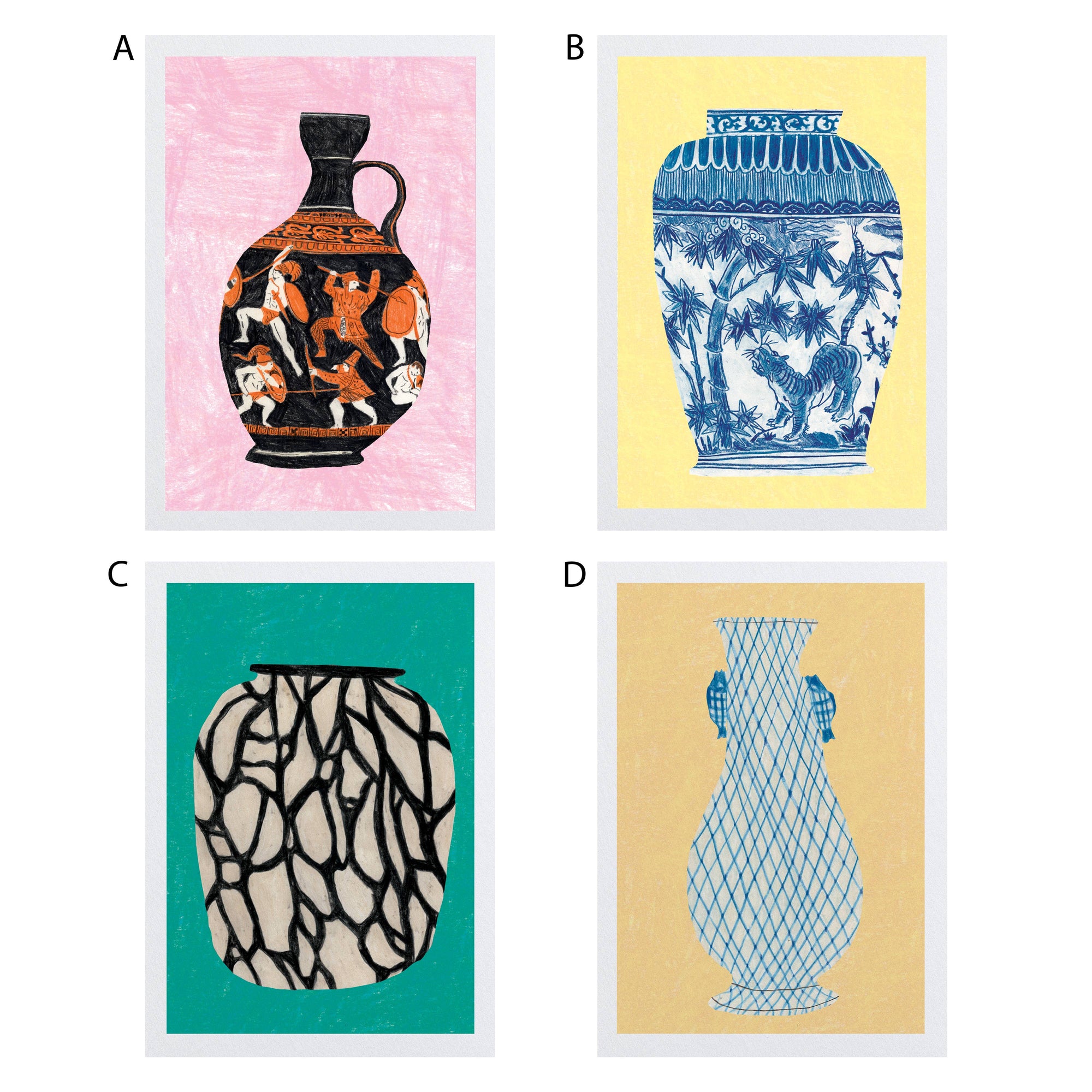 James Barker Limited Edition A5 Vases | Print A