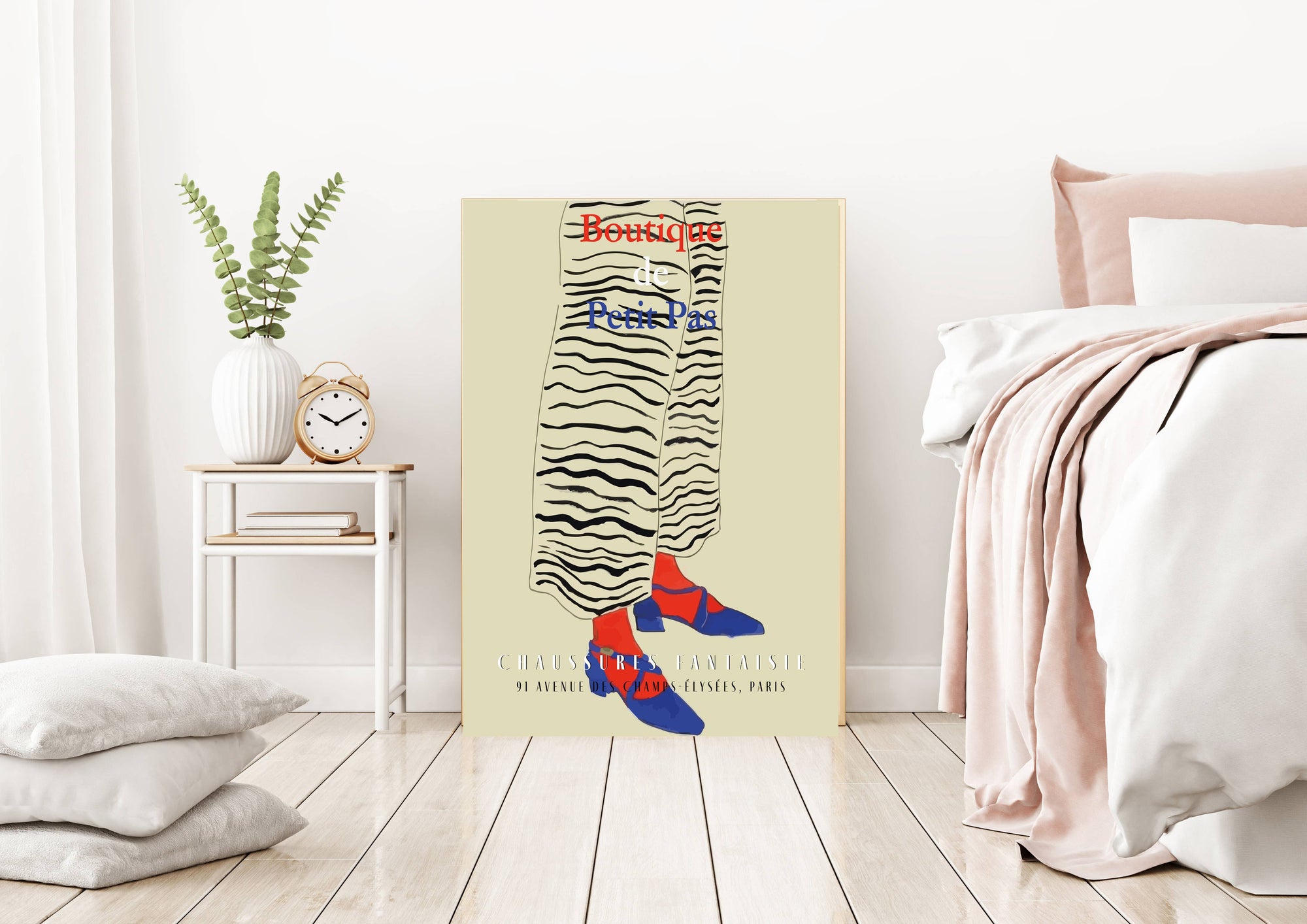 Mid Century Fashion French Art Print | A2