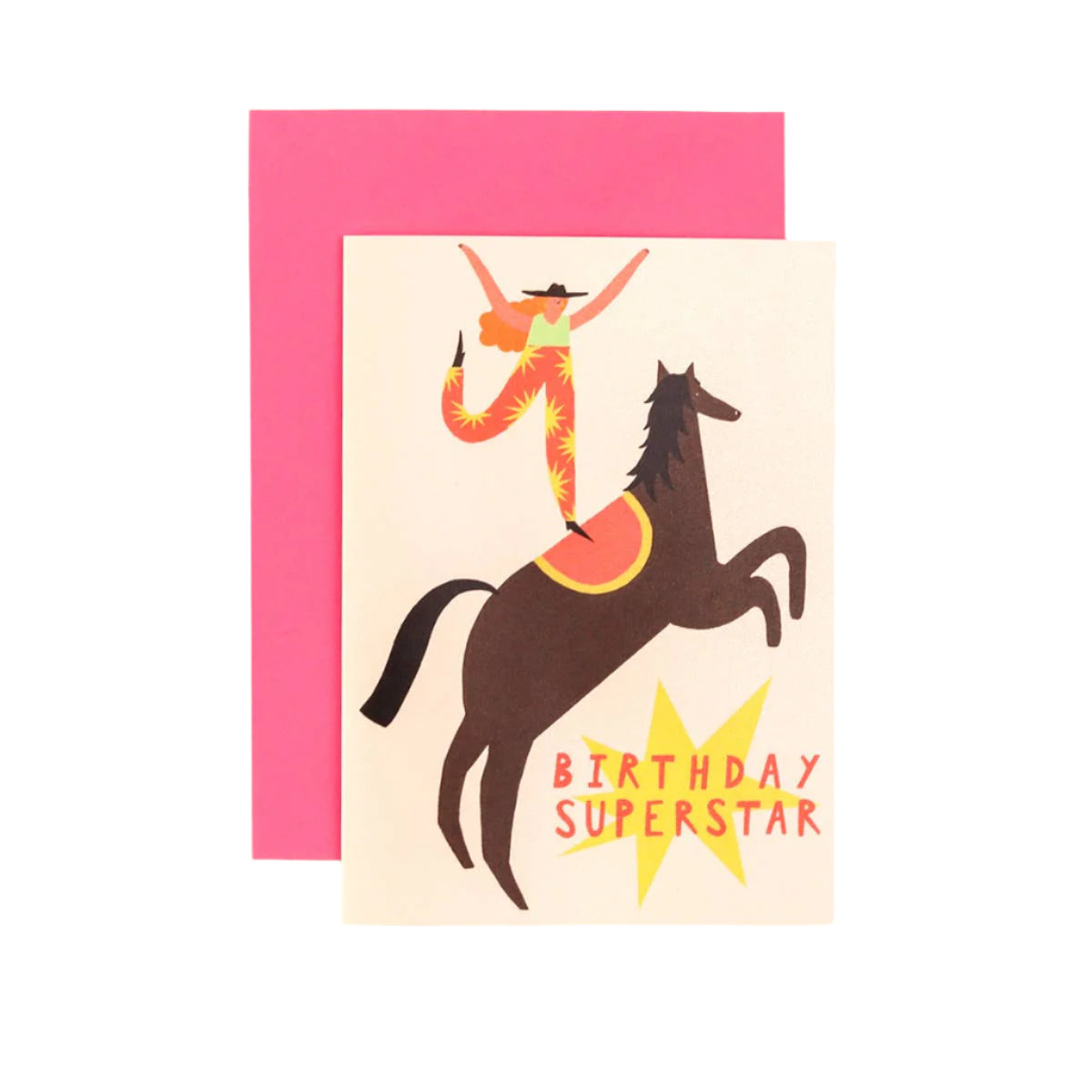 'Superstar Cowgirl' Greeting Card