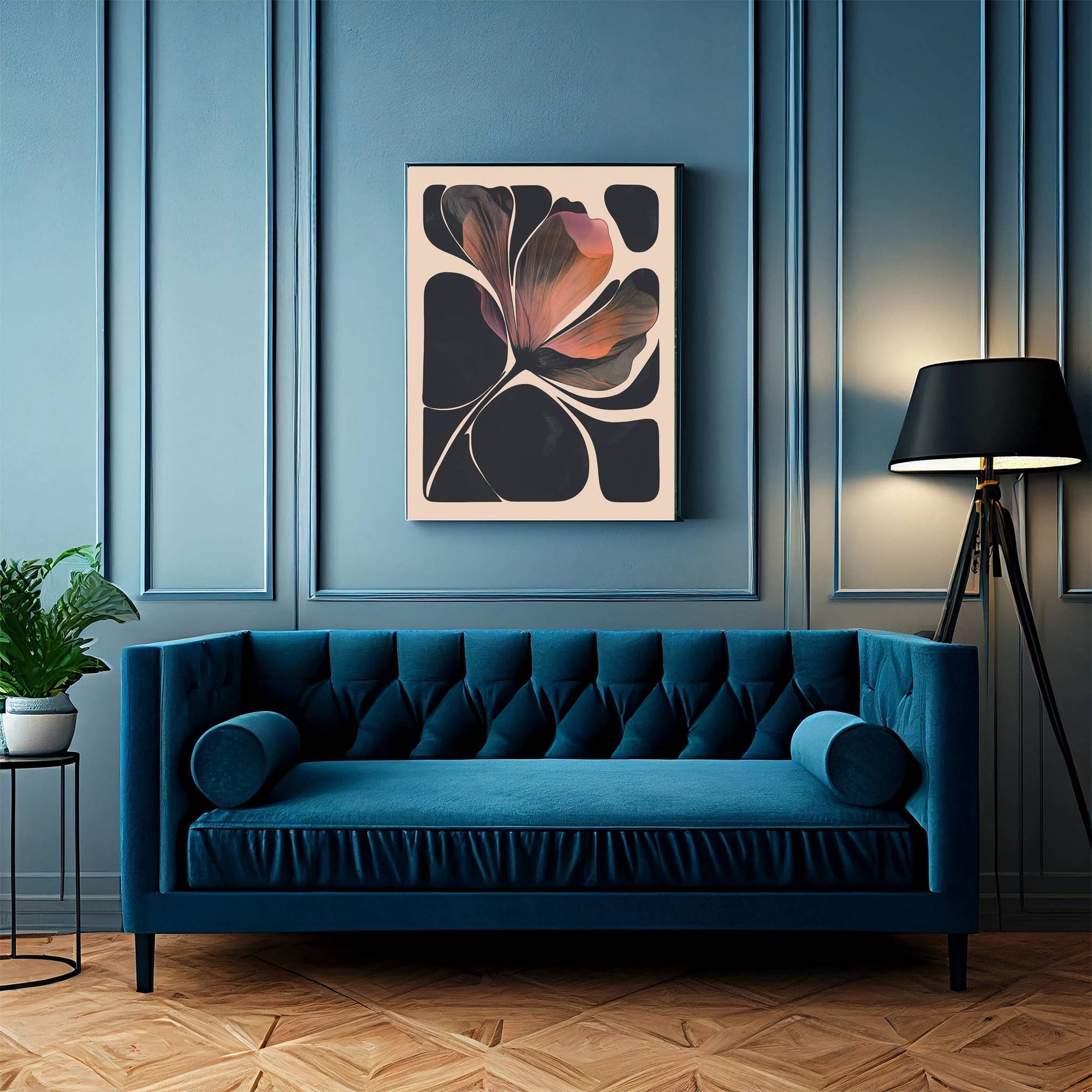 Abstract Flower Art Print | A2