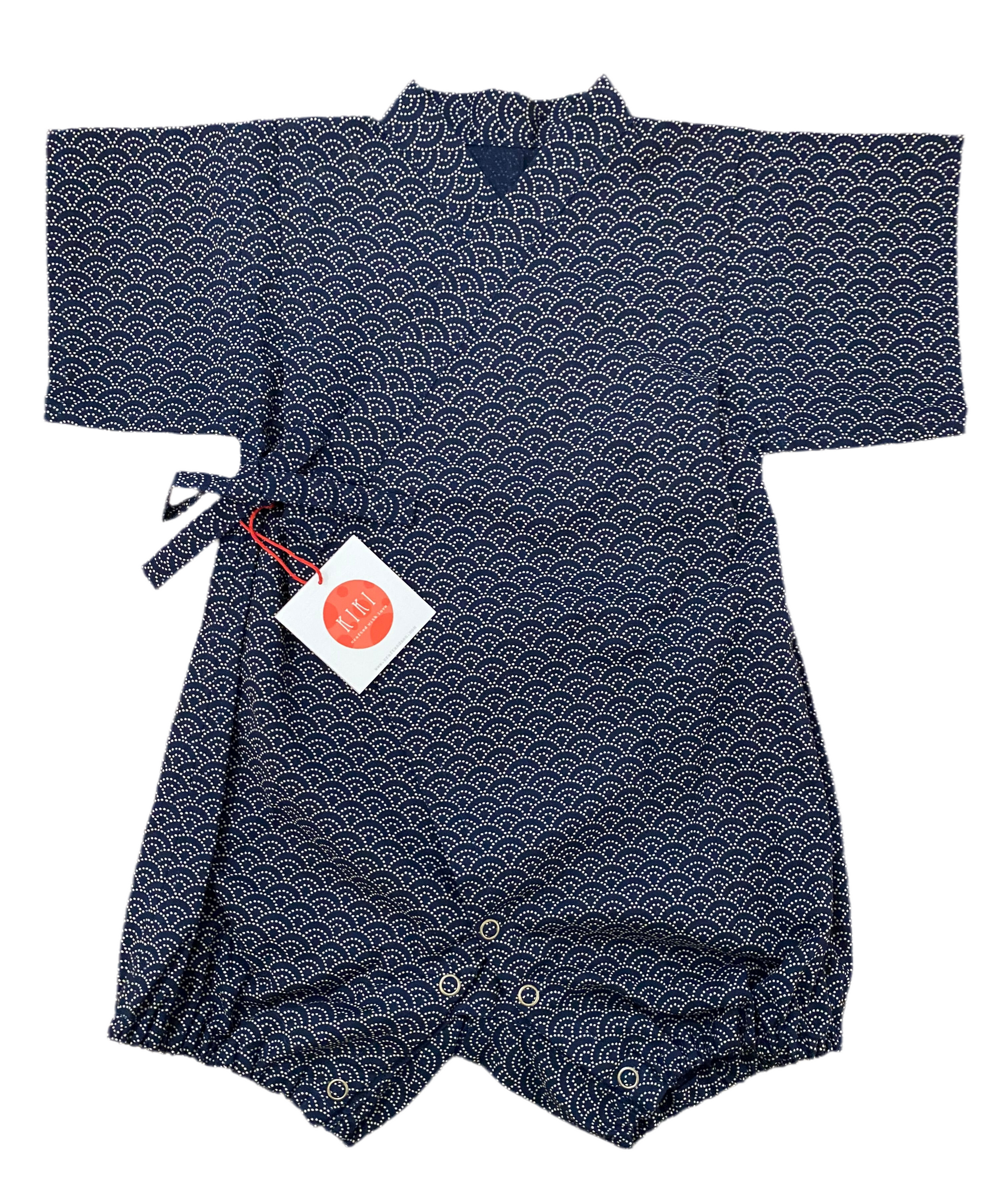 Baby Kimono | Seigaha Navy