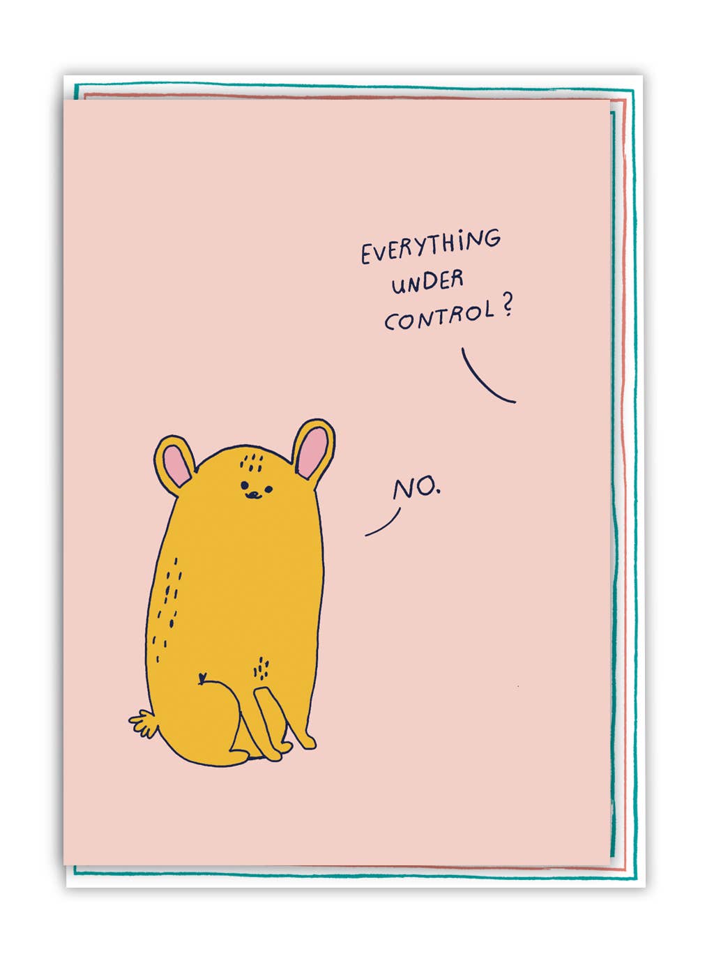 'Under Control' Greeting Card