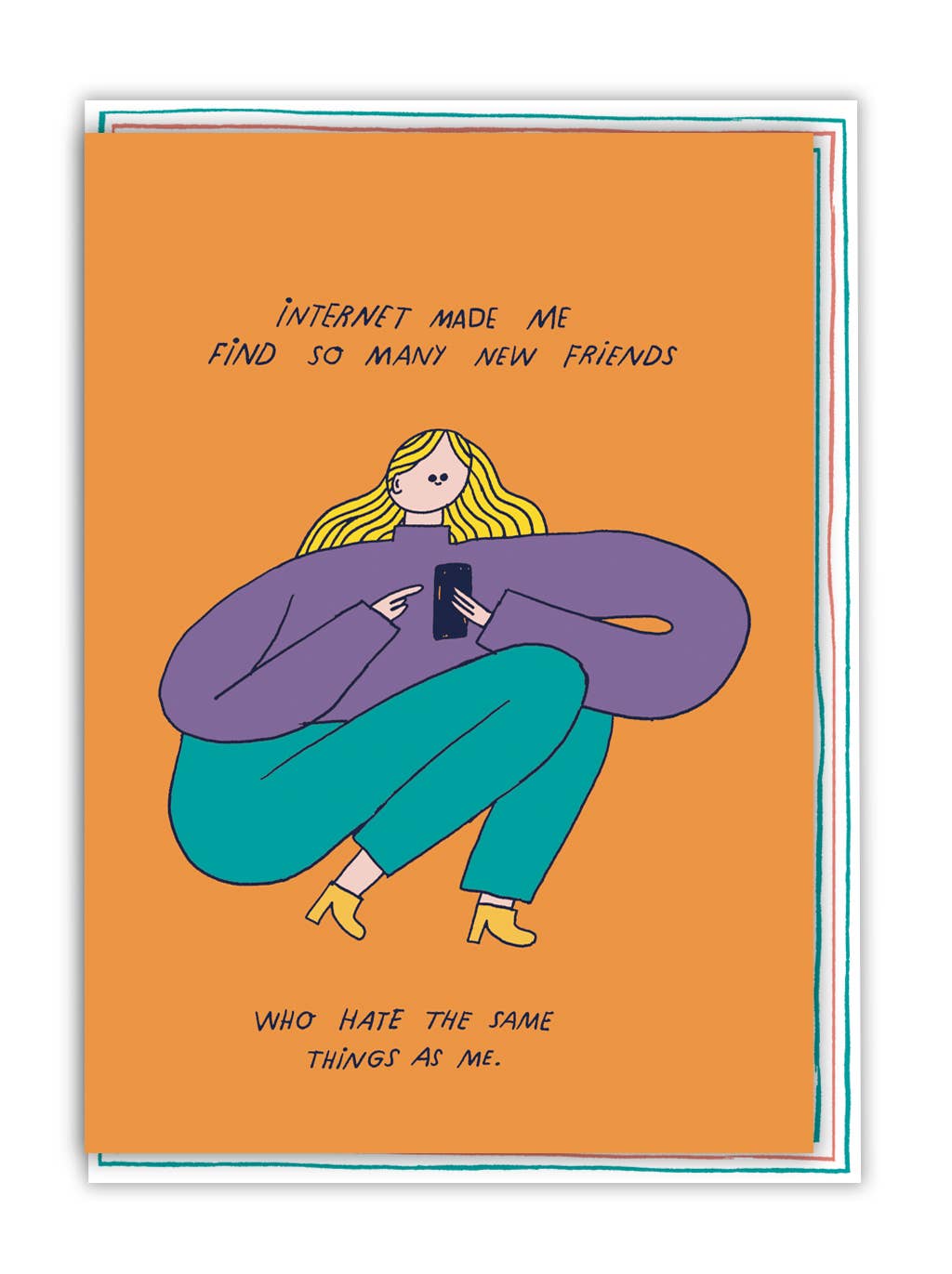 'Hate The Same Things' Greeting Card