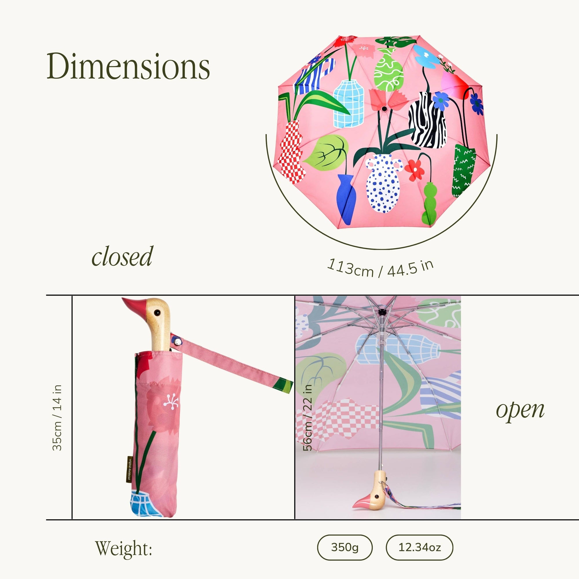 Vases Compact Eco-Friendly Umbrella