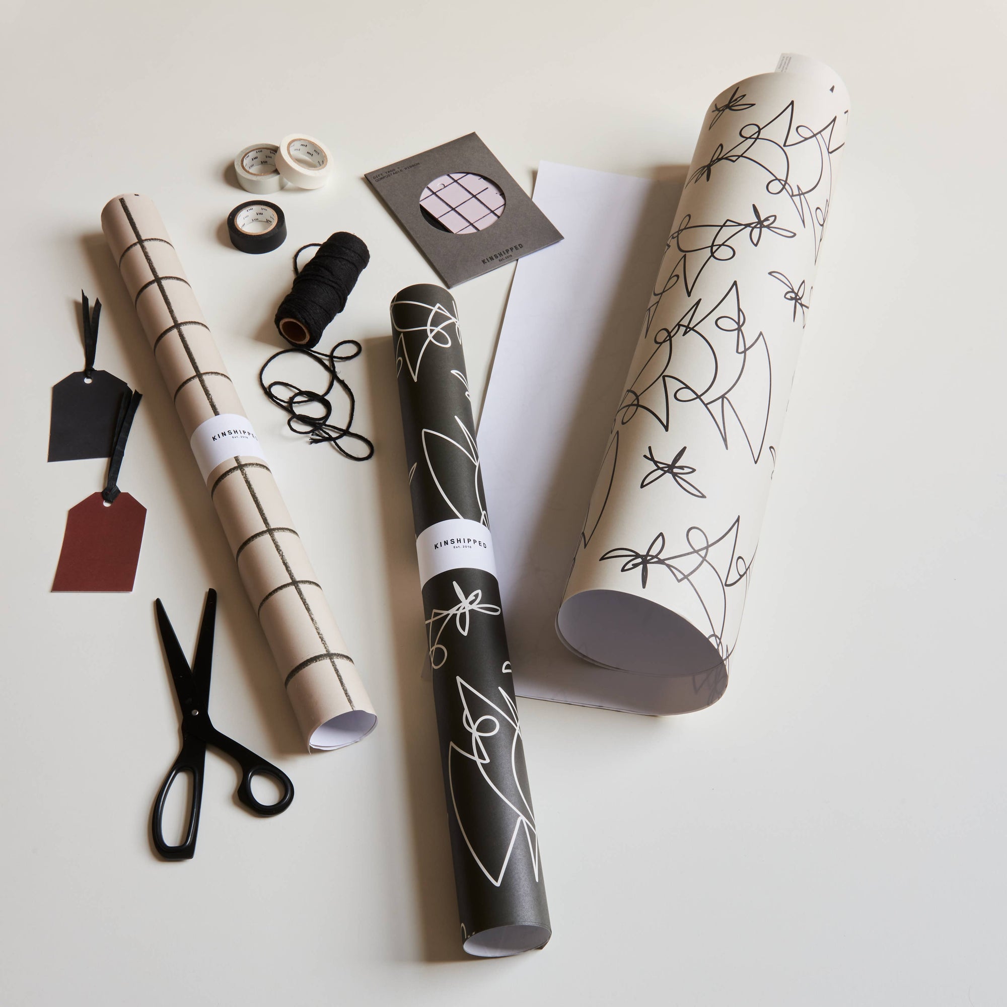 TREE LINES CHRISTMAS Gift Wrap