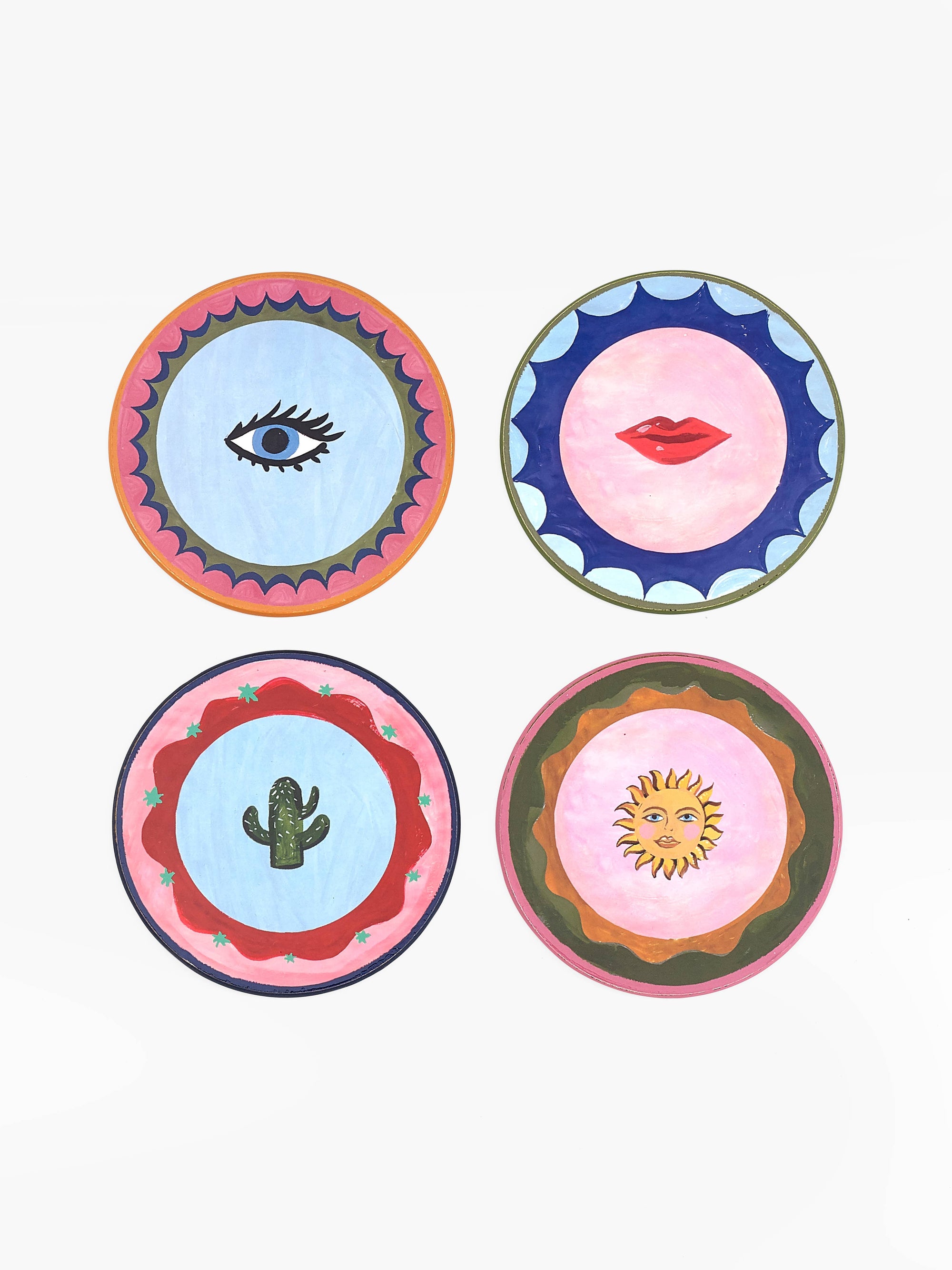 Eleanor Bowmer | Set Of 4 Cork Backed Coasters