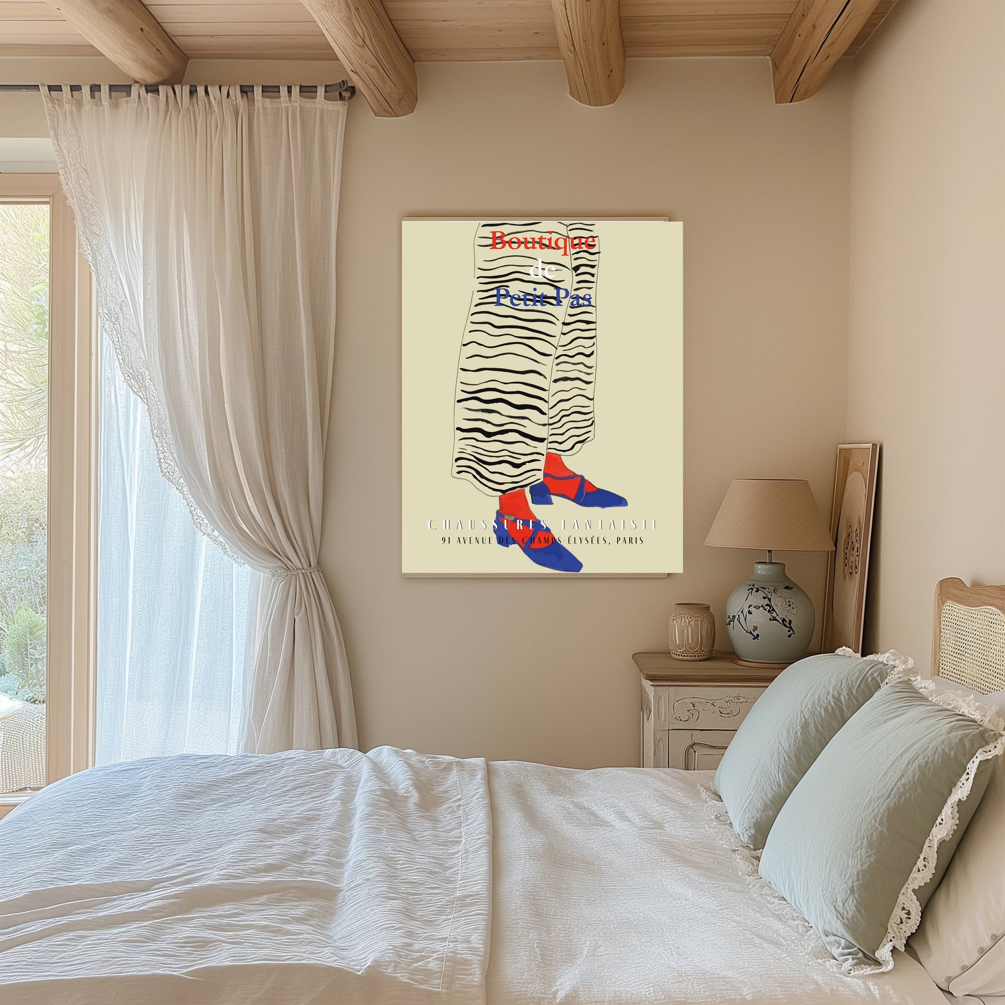 Mid Century Fashion French Art Print | A2