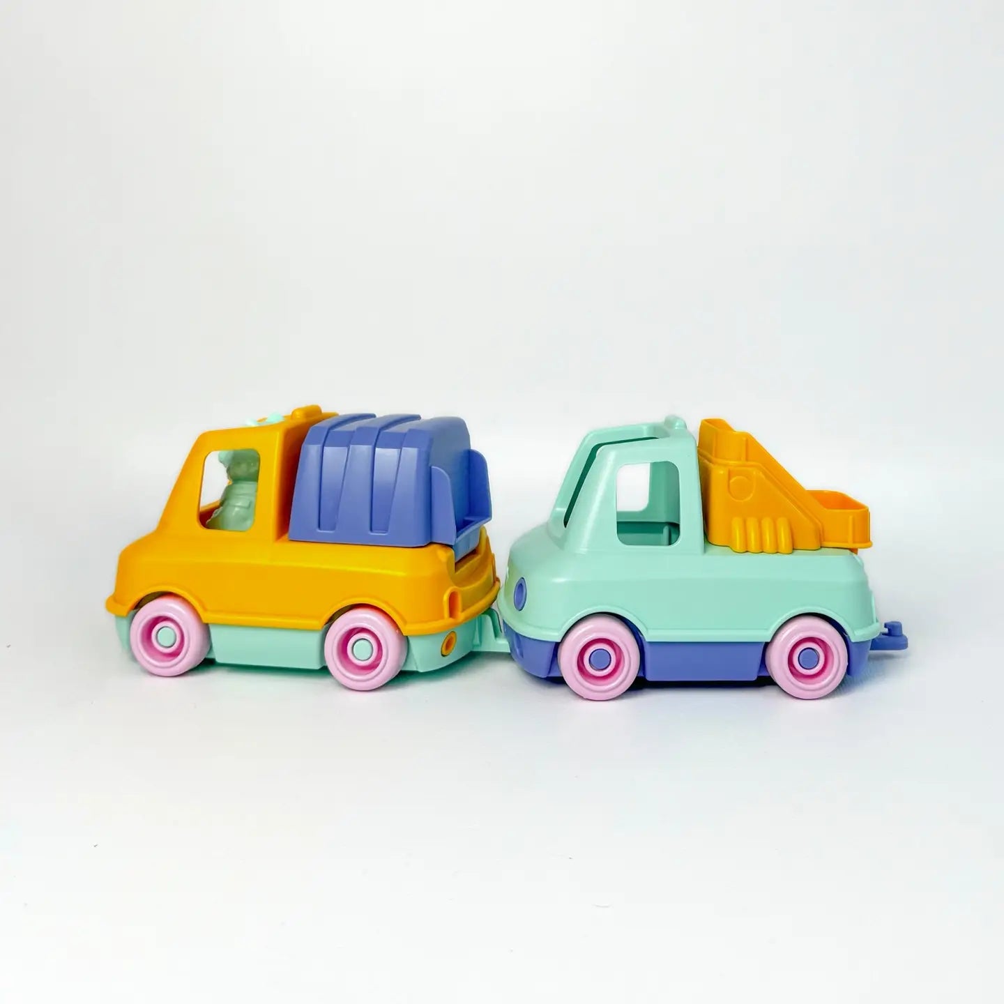 Le Jouet Simple | My First Trucks - Fire & Garbage 2 Pack