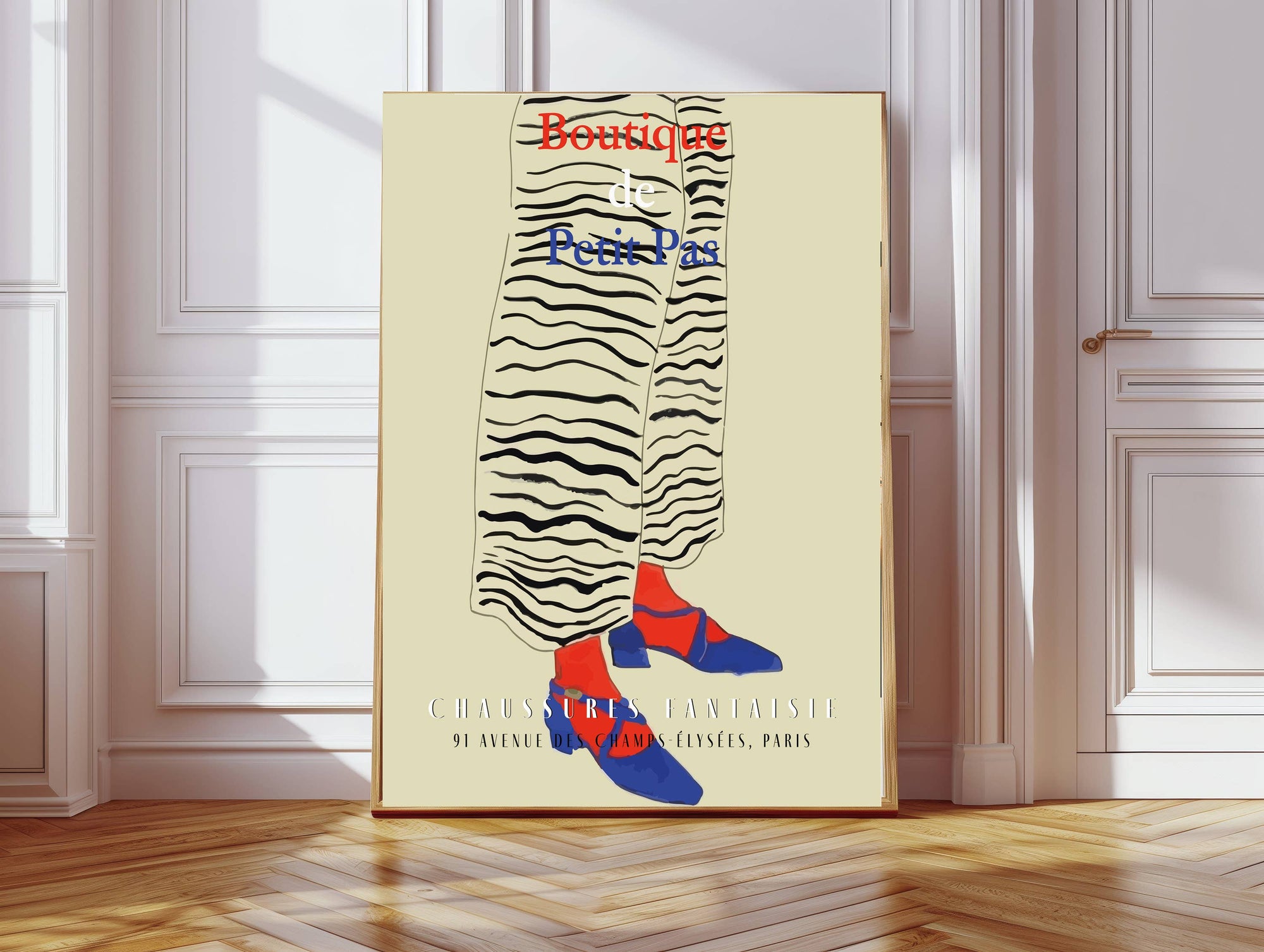 Mid Century Fashion French Art Print | A2