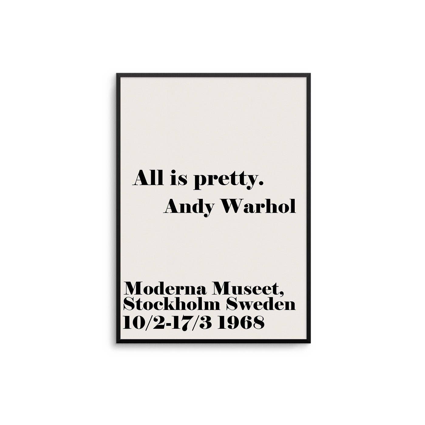 'All Is Pretty' A1 Print