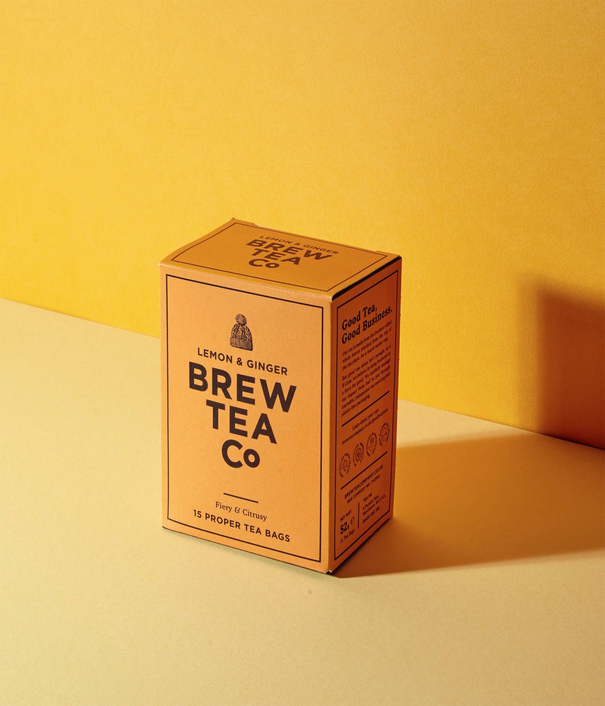 BREW TEA Co. Proper Teabags | Lemon & Ginger