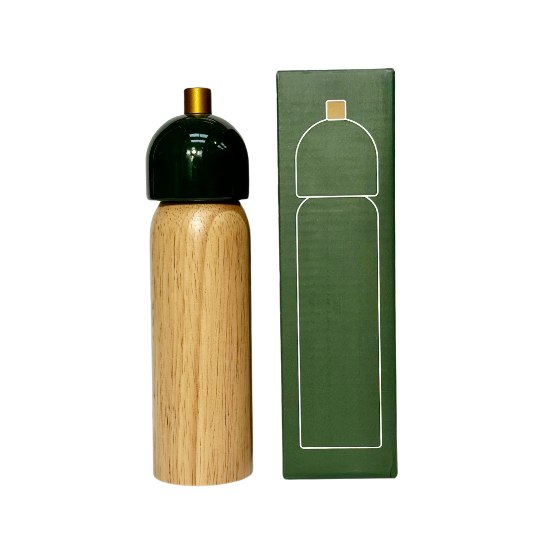 Salt & Pepper Grinder | Green & Gold Large