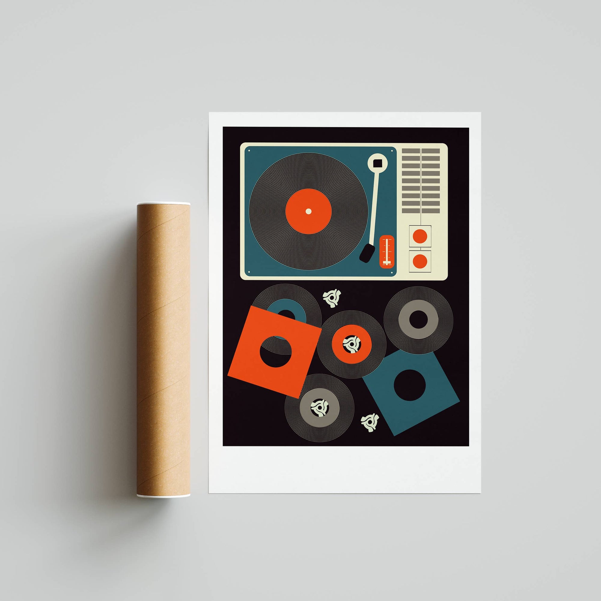 Gail Myerscough | 45 Dark Unframed A3 Print