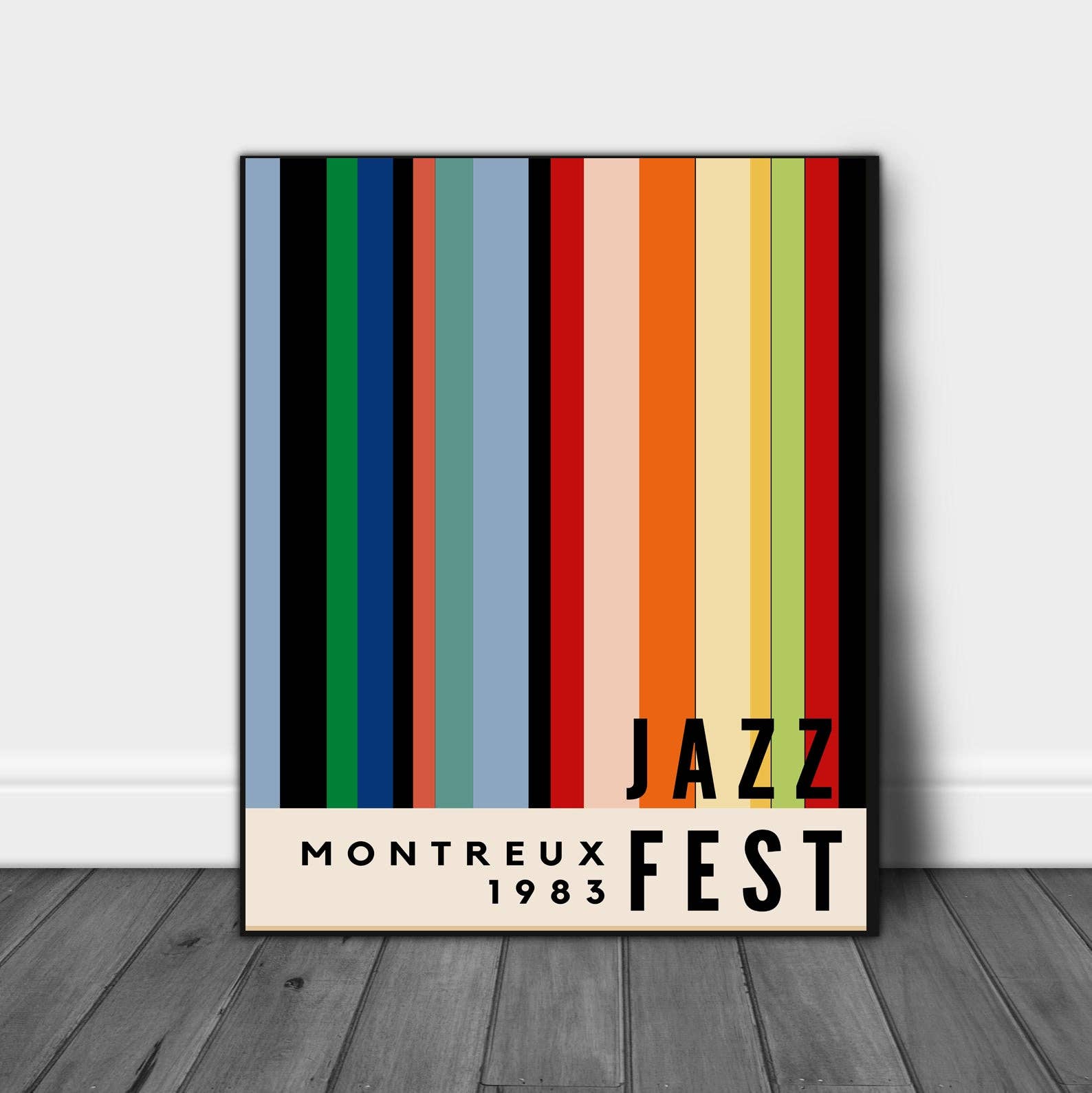 Montreux Jazz Festival 1983 A4 Print