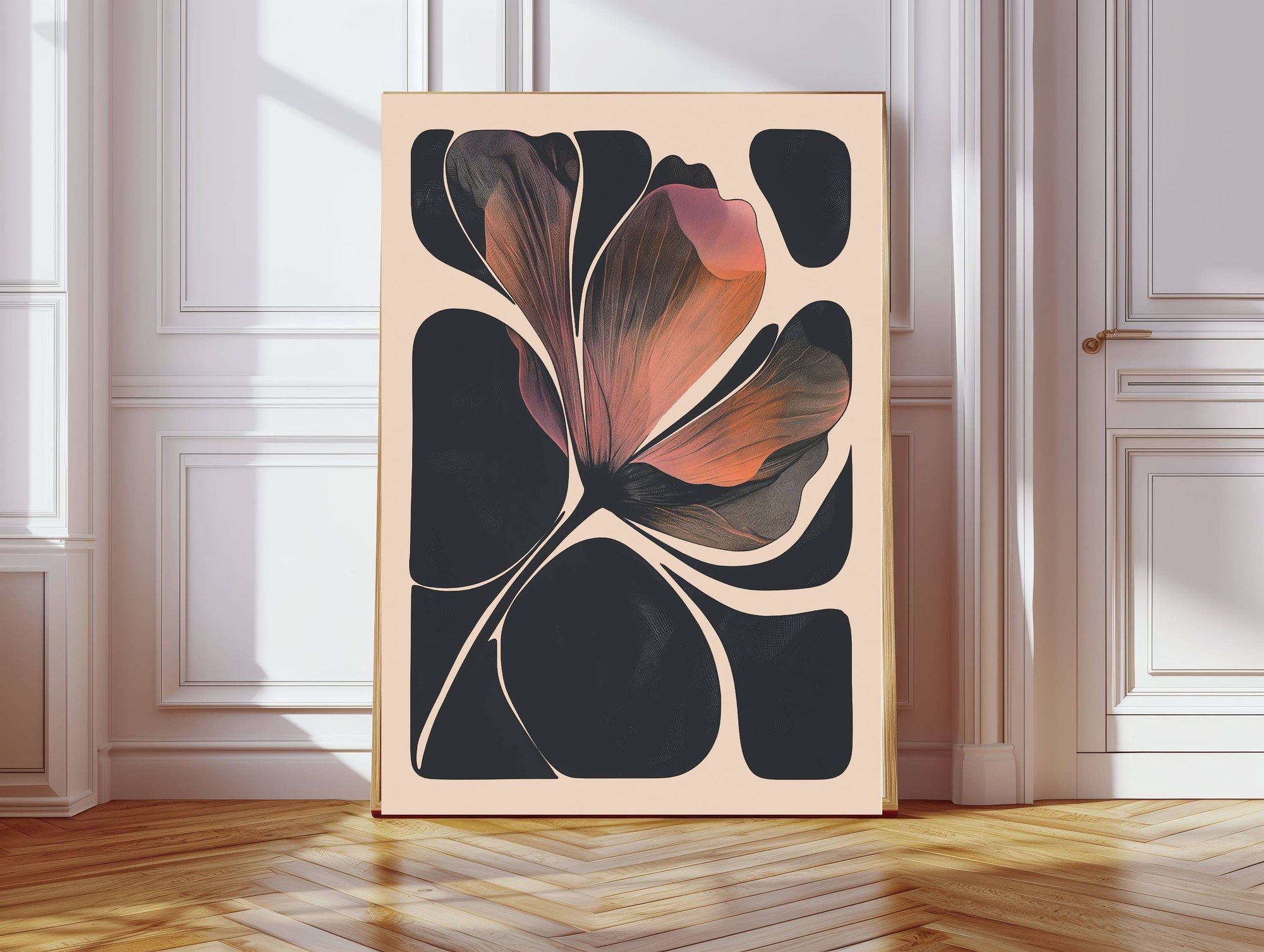 Abstract Flower Art Print | A2