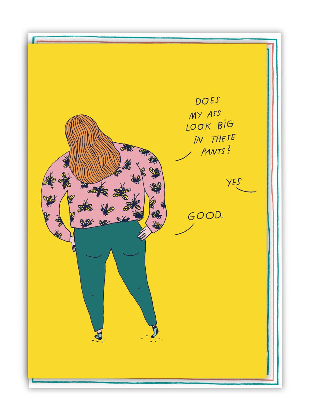'Big Ass' Greeting Card