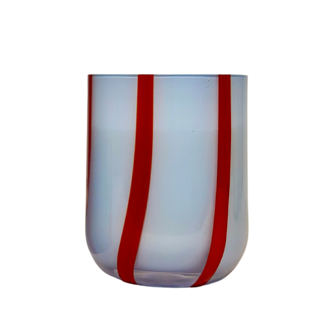 Atina Glassware | Blue & Red