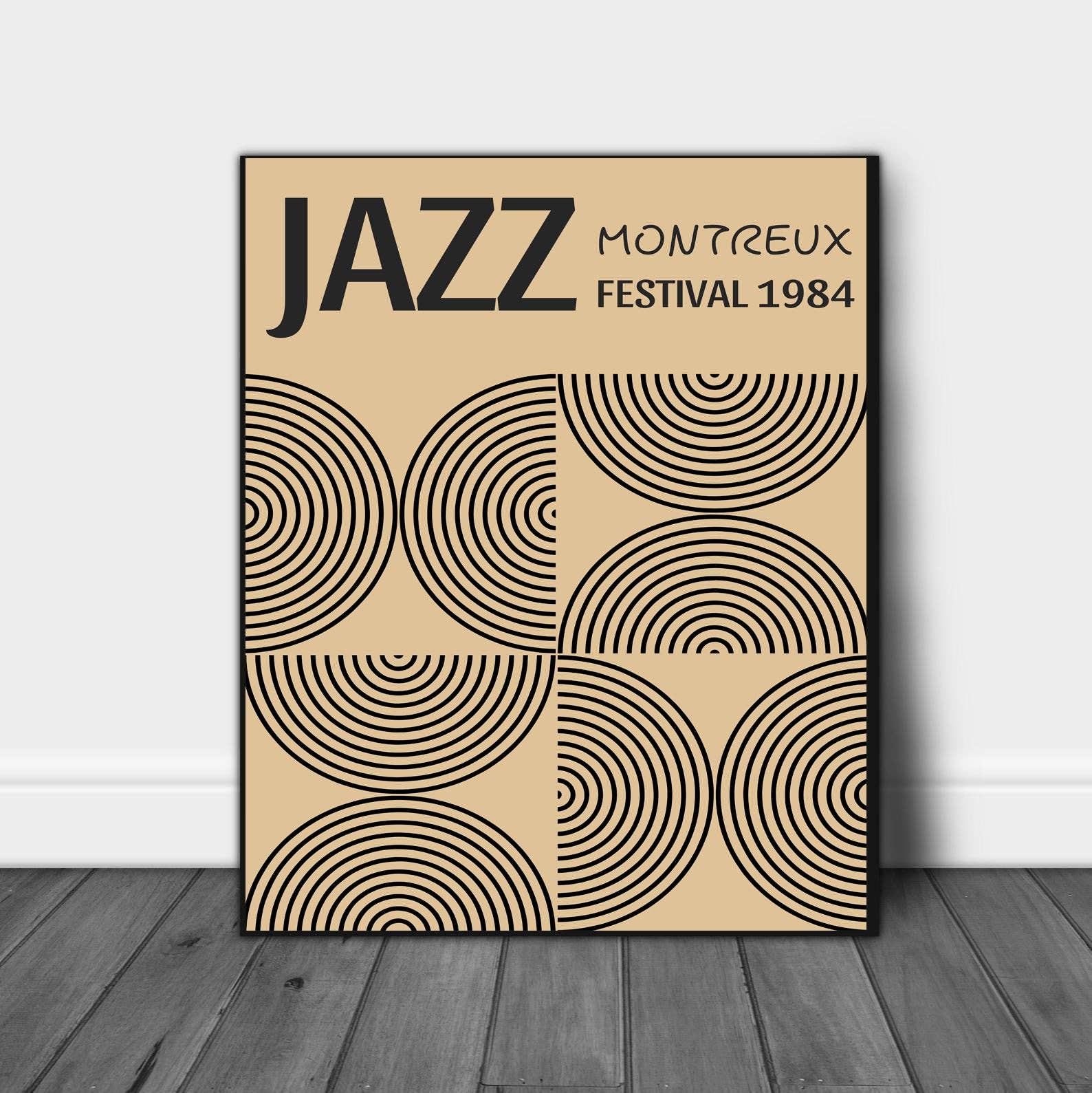 Montreux Jazz Festival 1984 A4 Print
