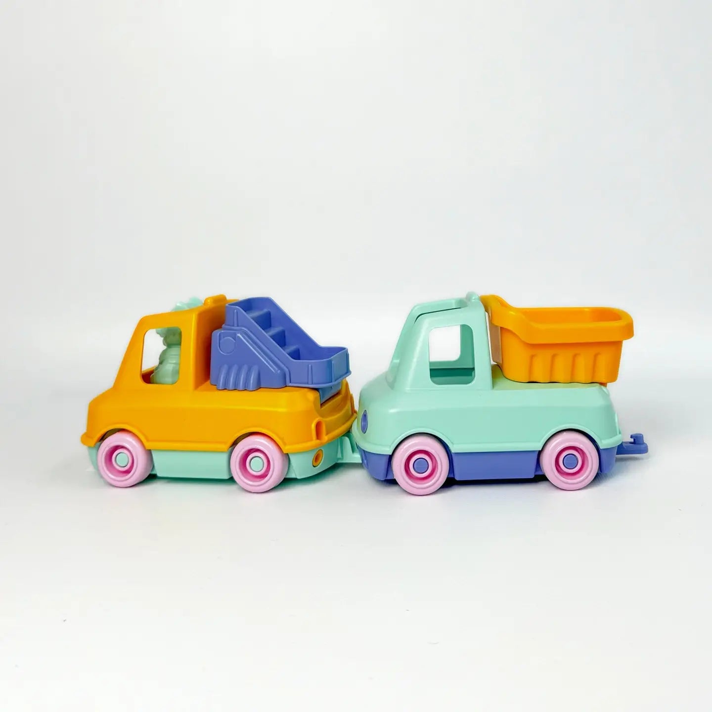 Le Jouet Simple | My First Trucks - Fire & Dump 2 Pack