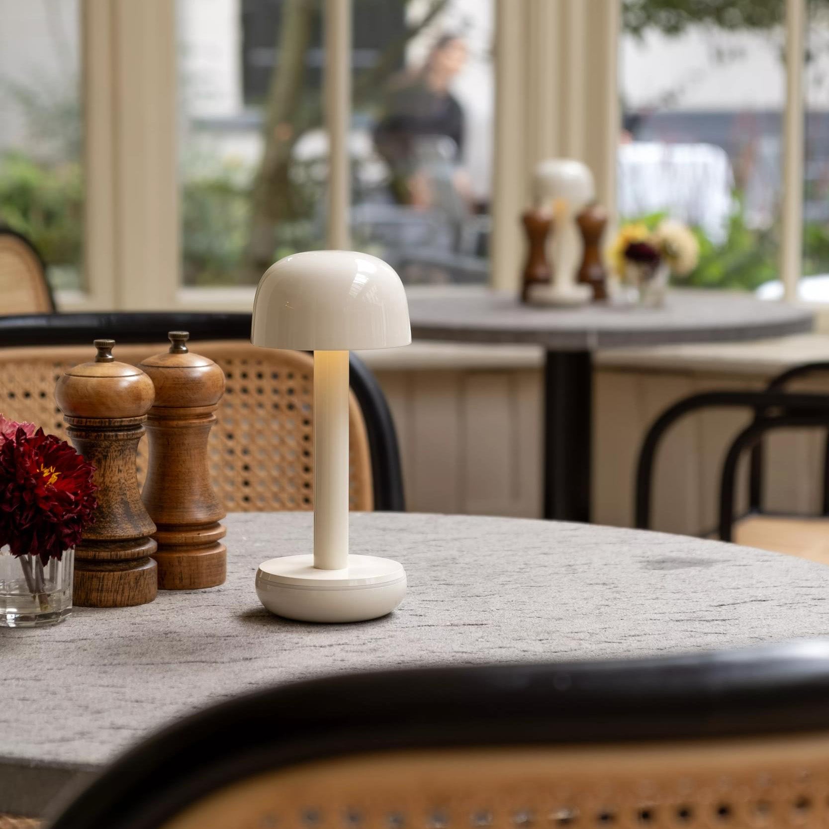 HUMBLE Two Cordless Portable Lamp | Ivory