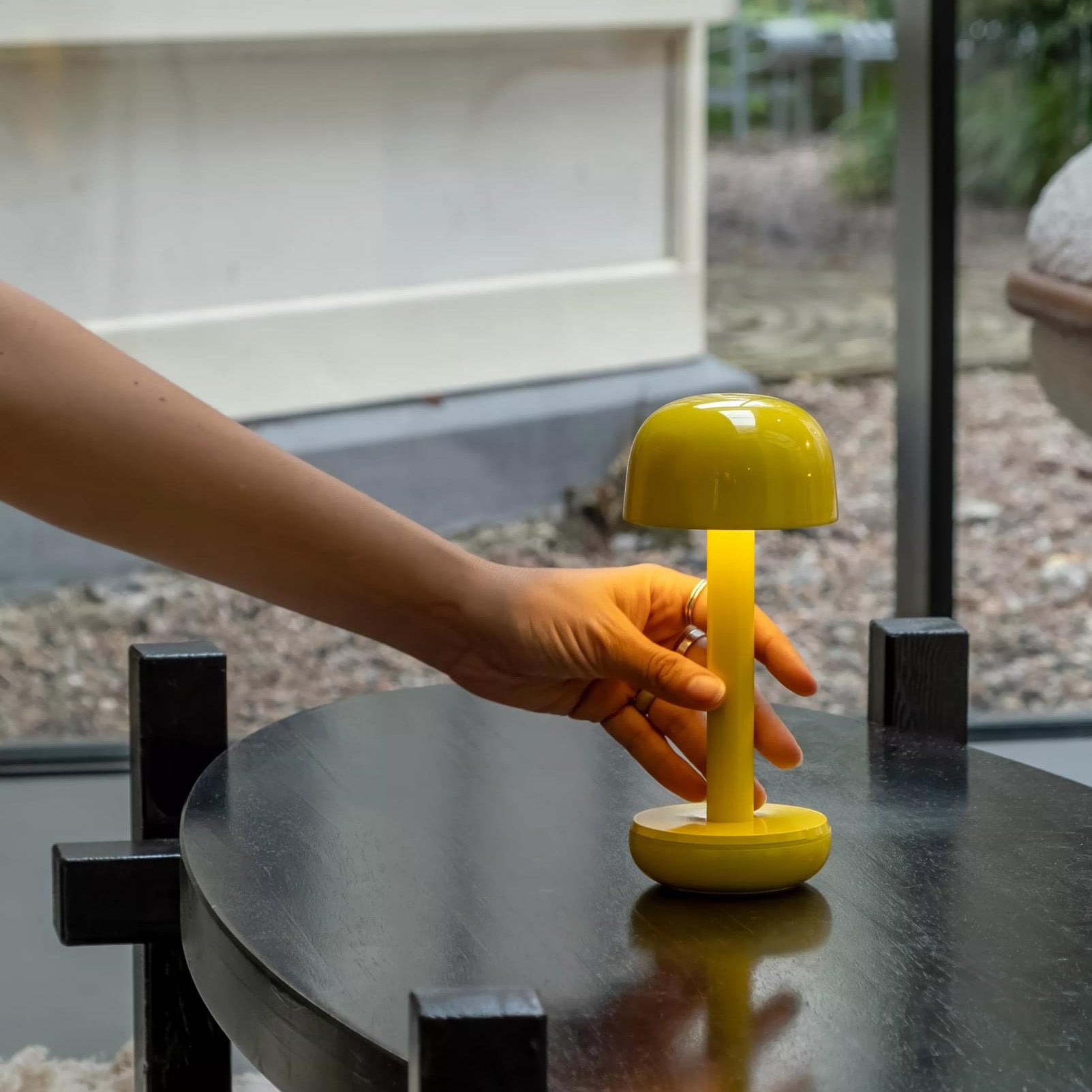 HUMBLE Two Cordless Portable Lamp | Yellow