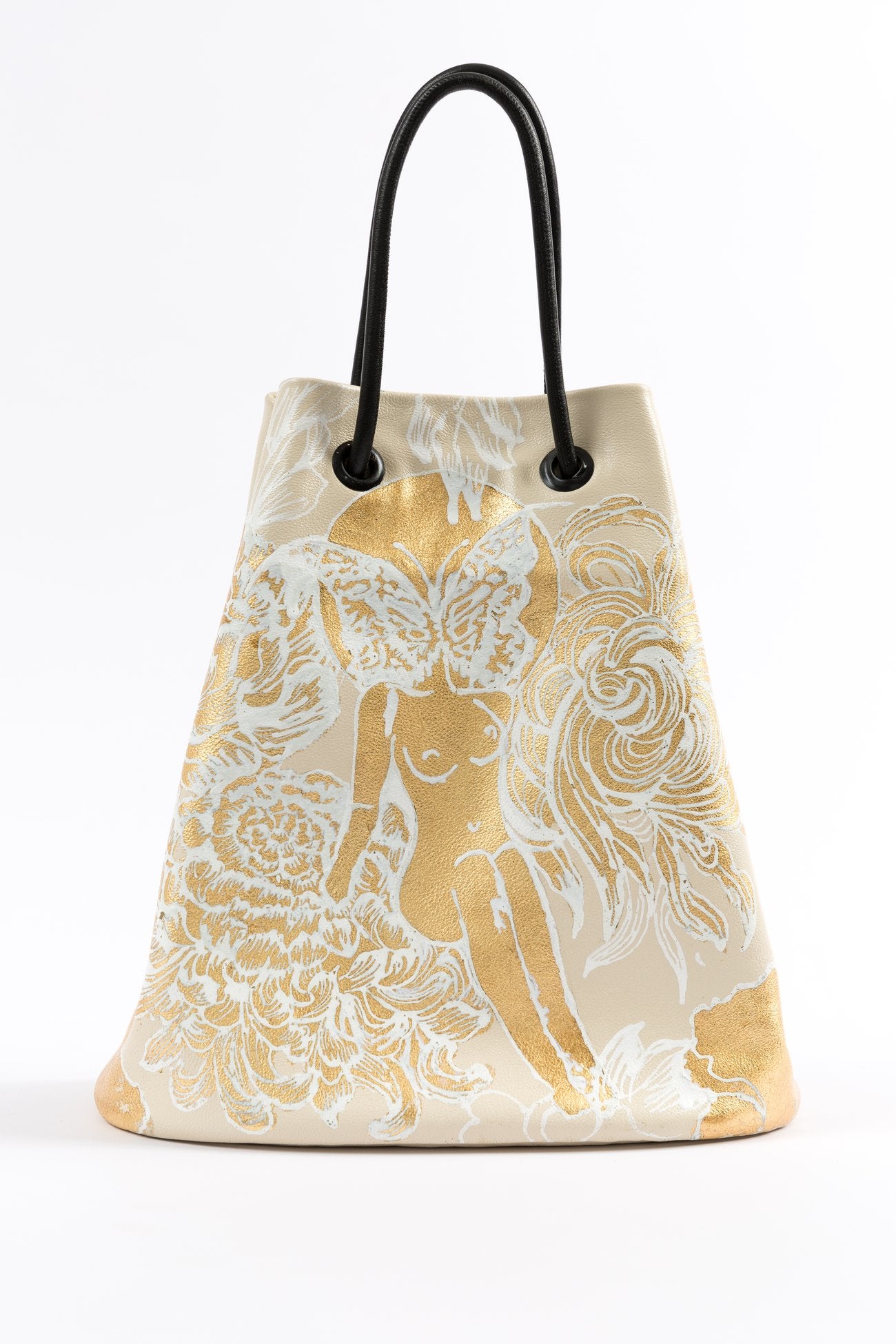 GINA McQUEN Hand-Painted Leather Bag | Abundance