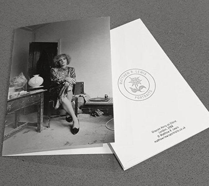 MATTHEW R LEWIS | 'Grayson Perry as Claire' Greeting Card