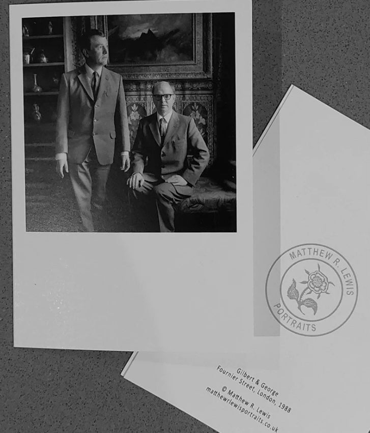 MATTHEW R LEWIS | 'Gilbert & George' Greeting Card