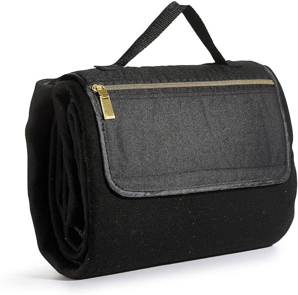 City Picnic Blanket | Black & Gold