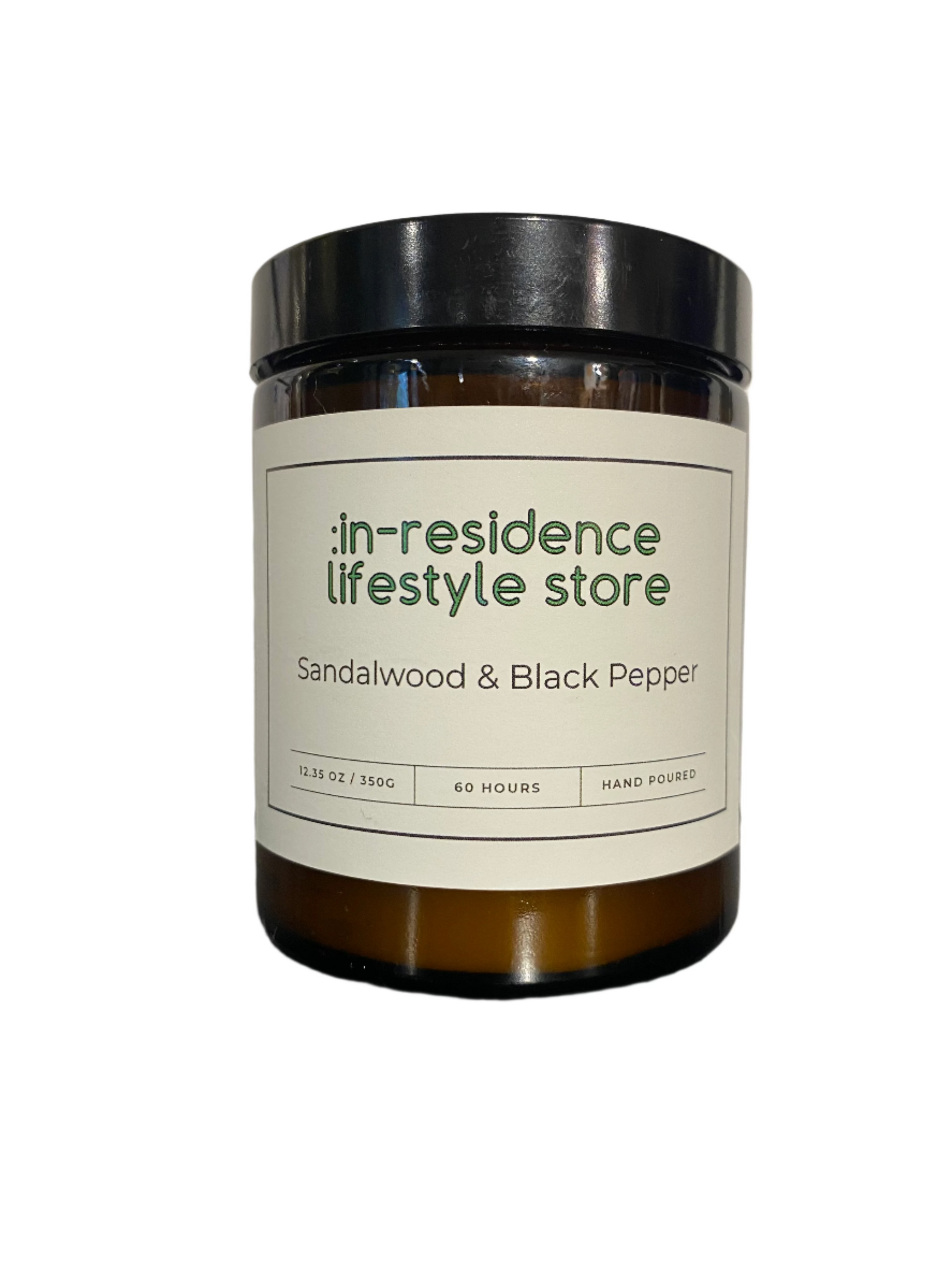 SANDALWOOD & BLACK PEPPER | Hand-Poured Scented Candle