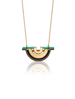 Barbican Curved Statement Necklace