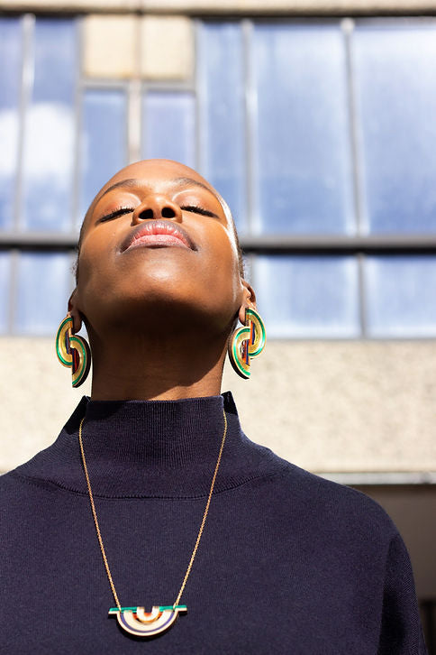 Barbican Curved Statement Necklace