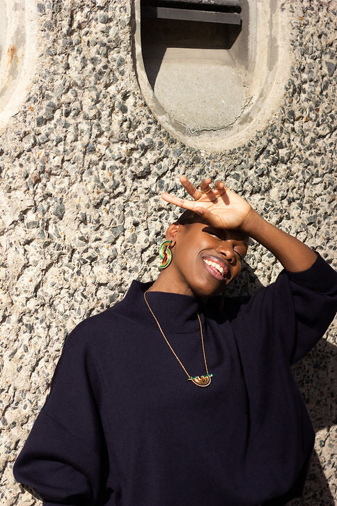 Barbican Curved Statement Necklace