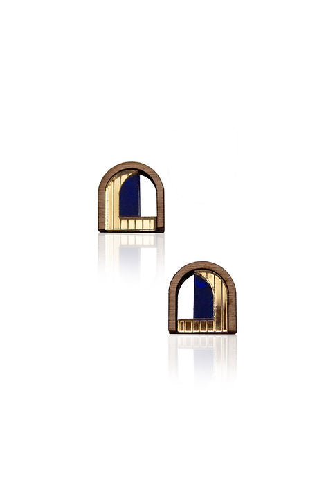 Barbican Mini Window Studs | Navy