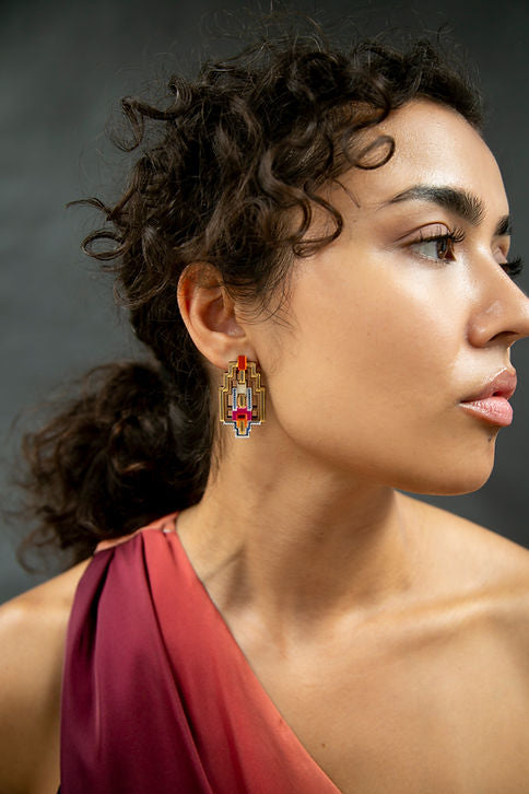 Aklla Earrings | Dragon Fruit