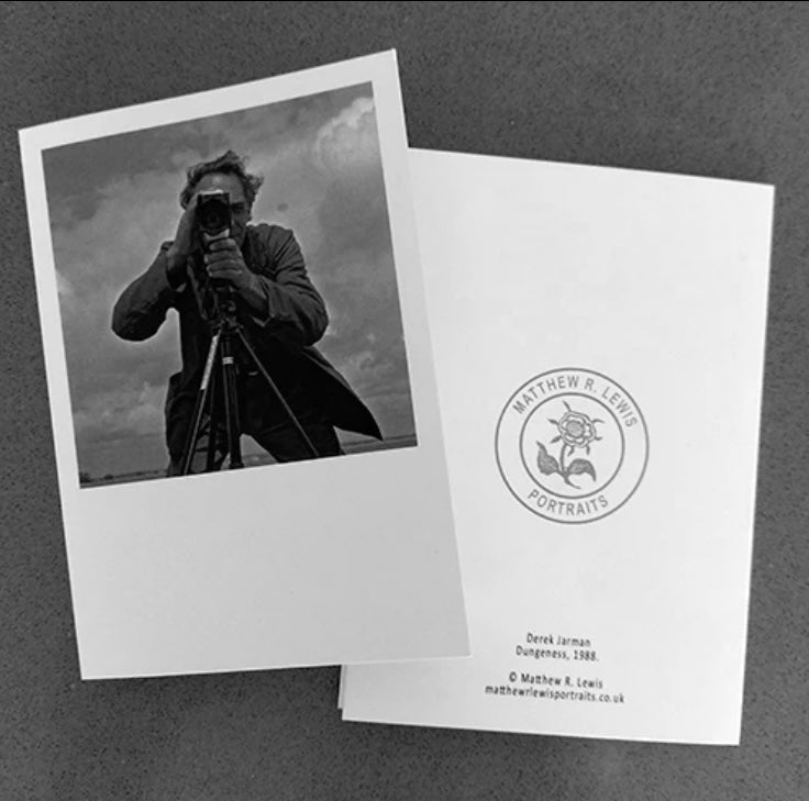 MATTHEW R LEWIS | 'Derek Jarman Behind The Lens' Greeting Card