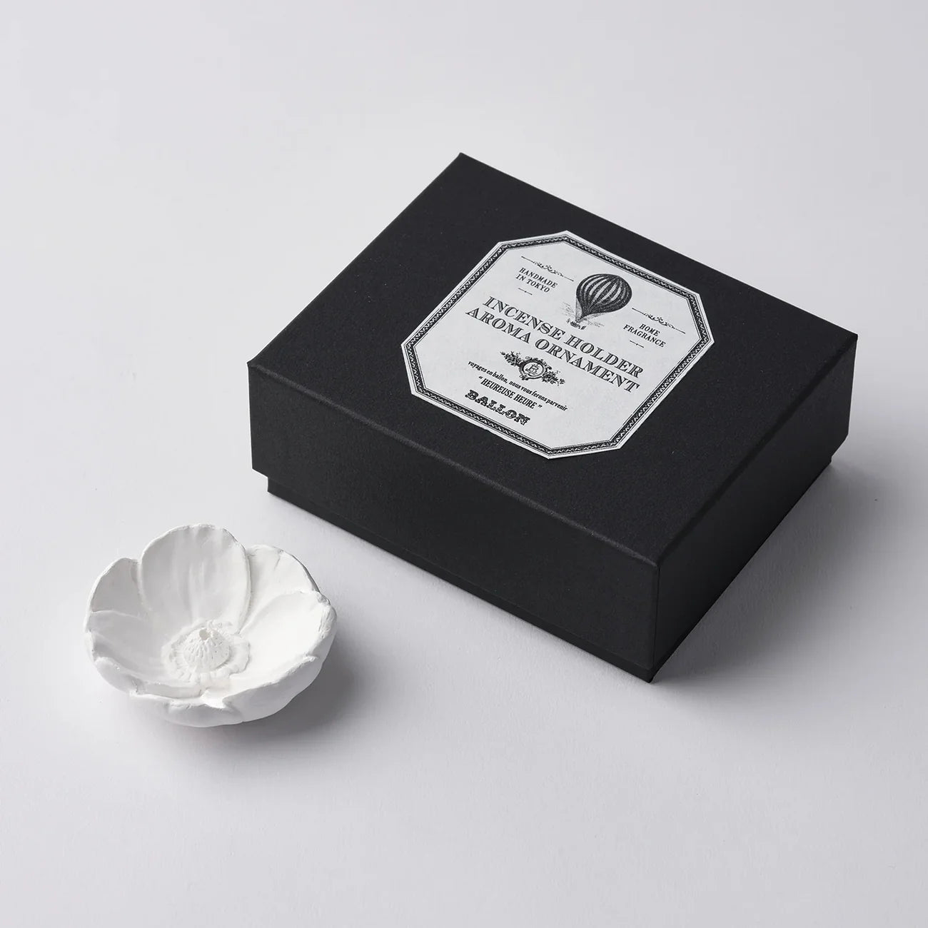 Plaster Incense Holder | Anemone Flower