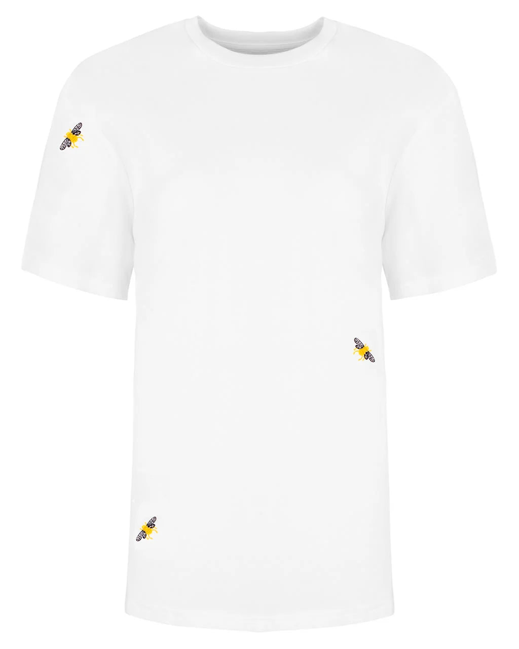 INGMARSON | Bee Embroidered T-Shirt White