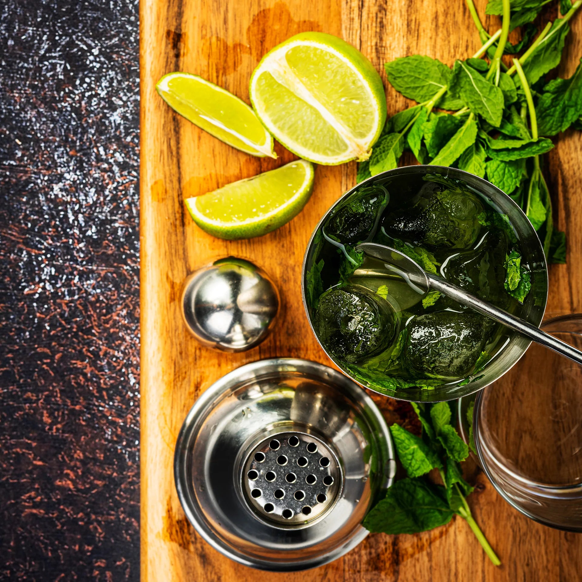 Silver Stainless Steel 10 Piece Cocktail Set