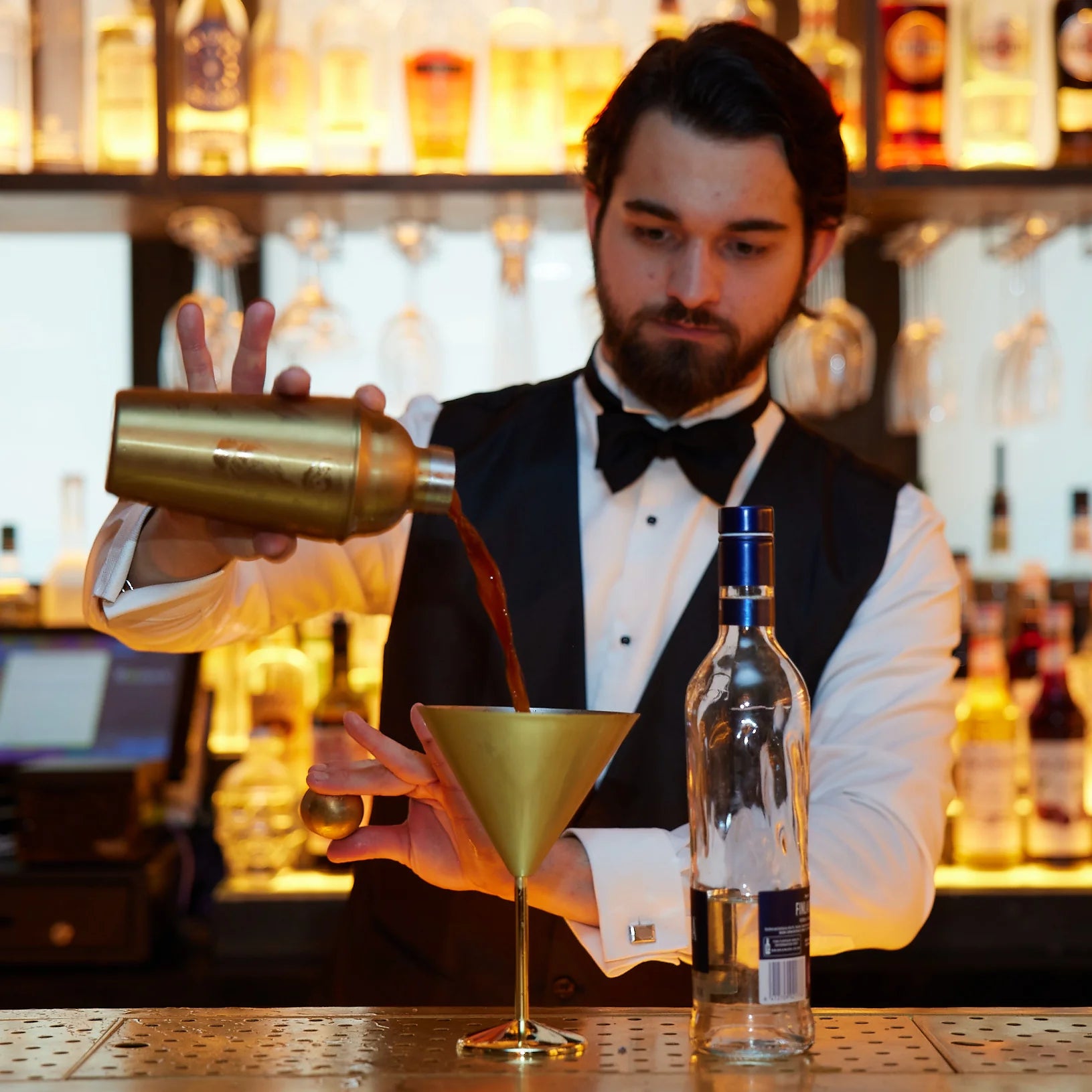 Gold Stainless Steel 10 Piece Cocktail Set