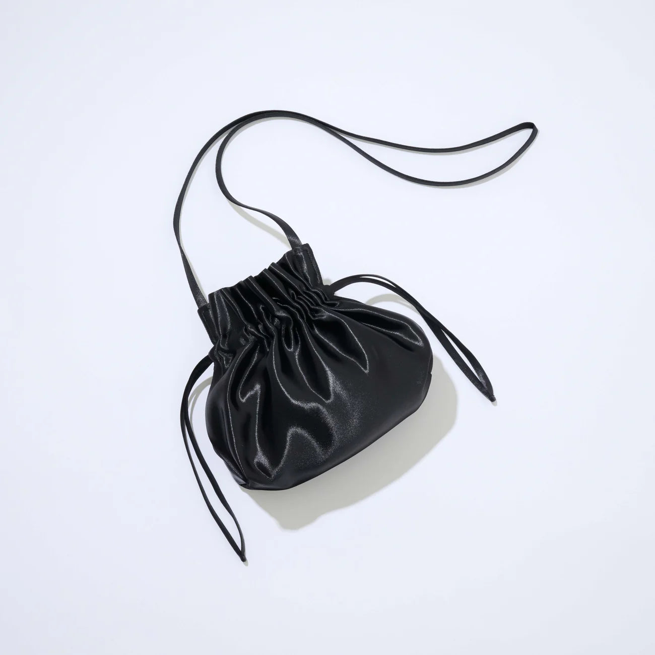 MATE MONO | Hikaru Series Shiny Black Shell Bag