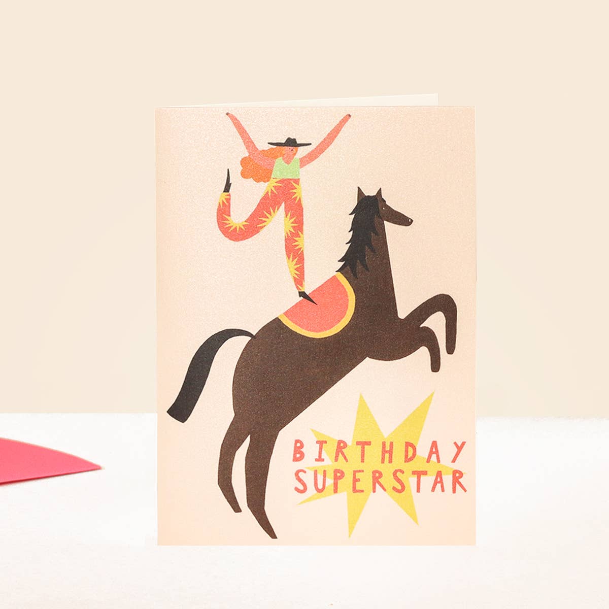 'Superstar Cowgirl' Greeting Card