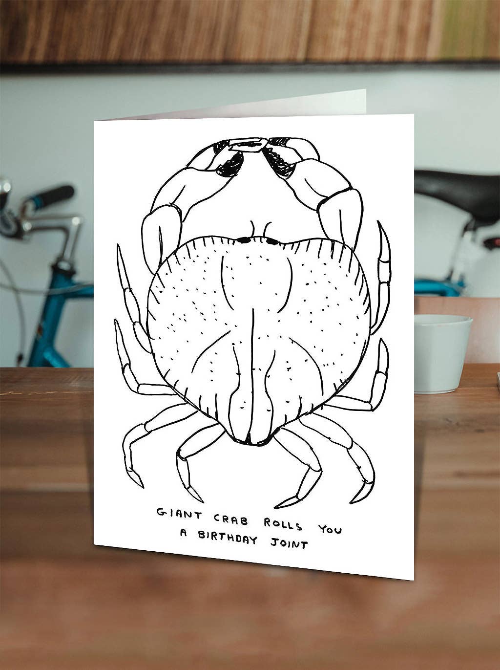 David Shrigley | 'Giant Crab' Greeting Card