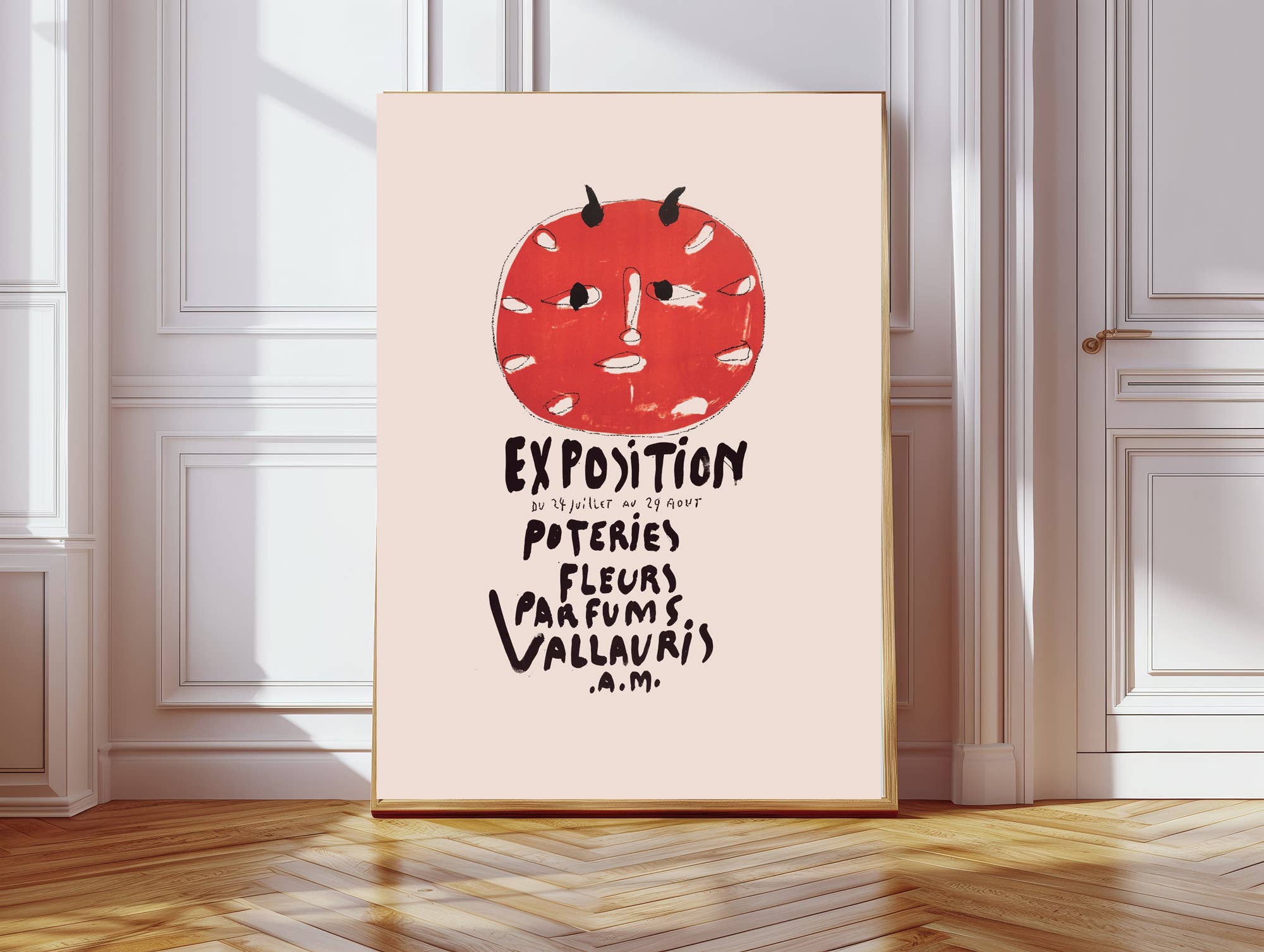 Picasso Devil Exhibition Art Print | A2