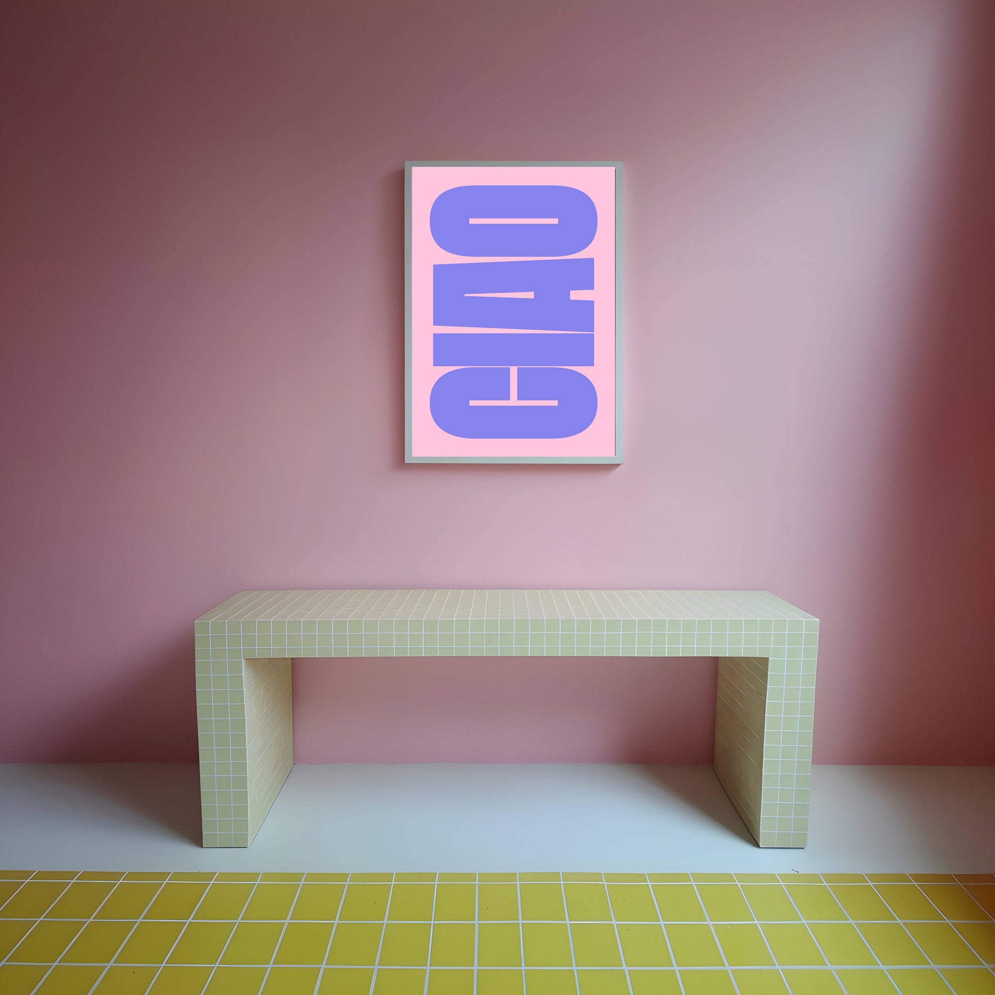 Ciao' Typography A3 Print