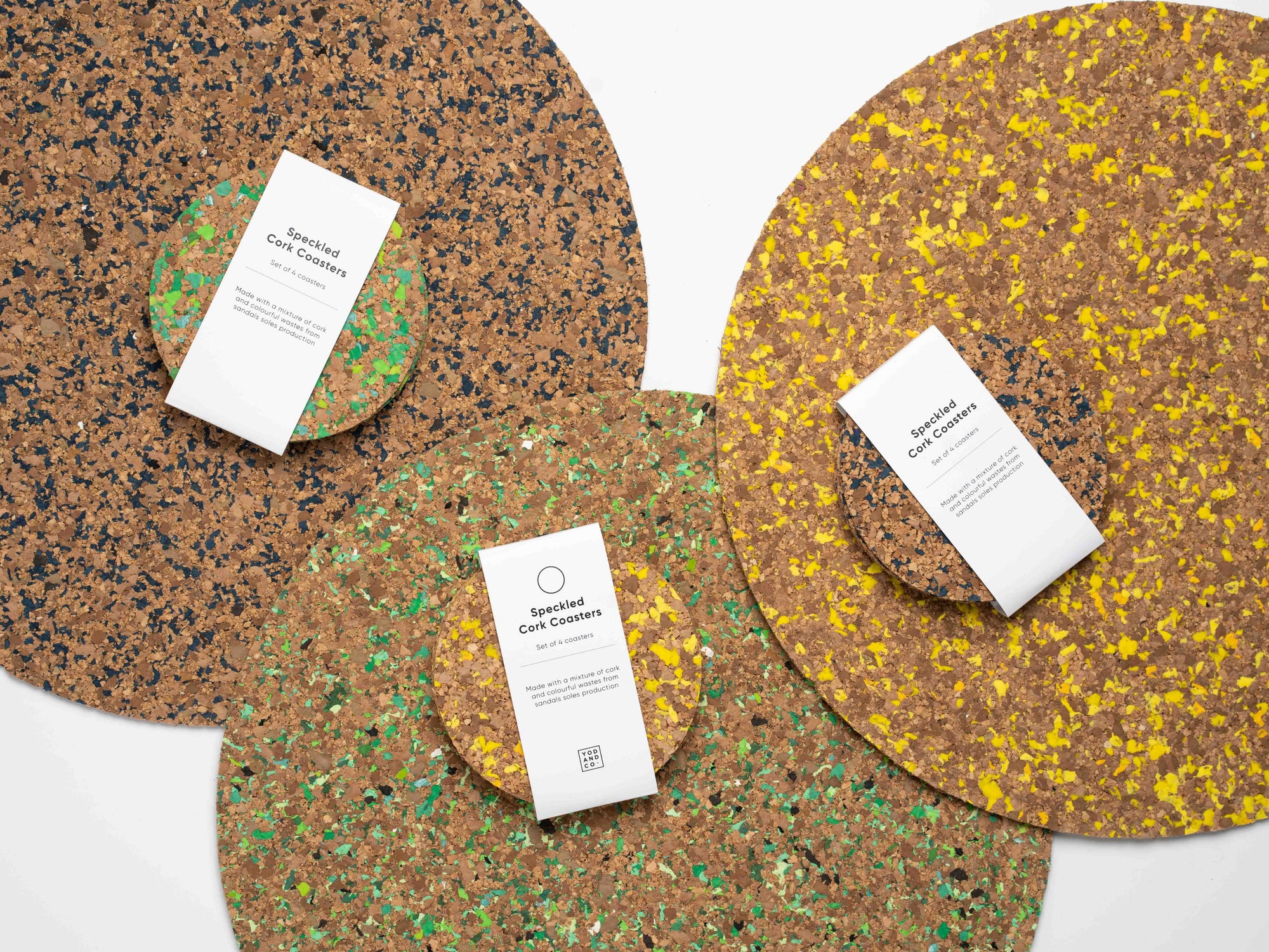 Speckled Cork Placemat | Green