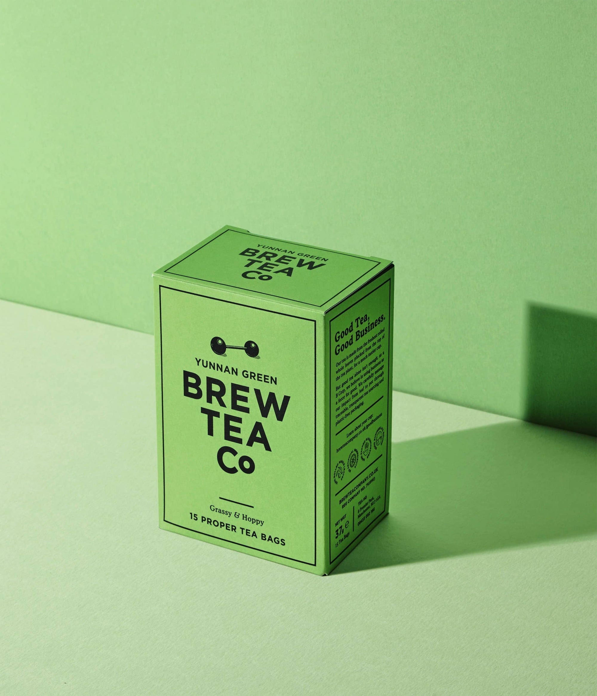 BREW TEA Co. Proper Teabags | Yunnan Green