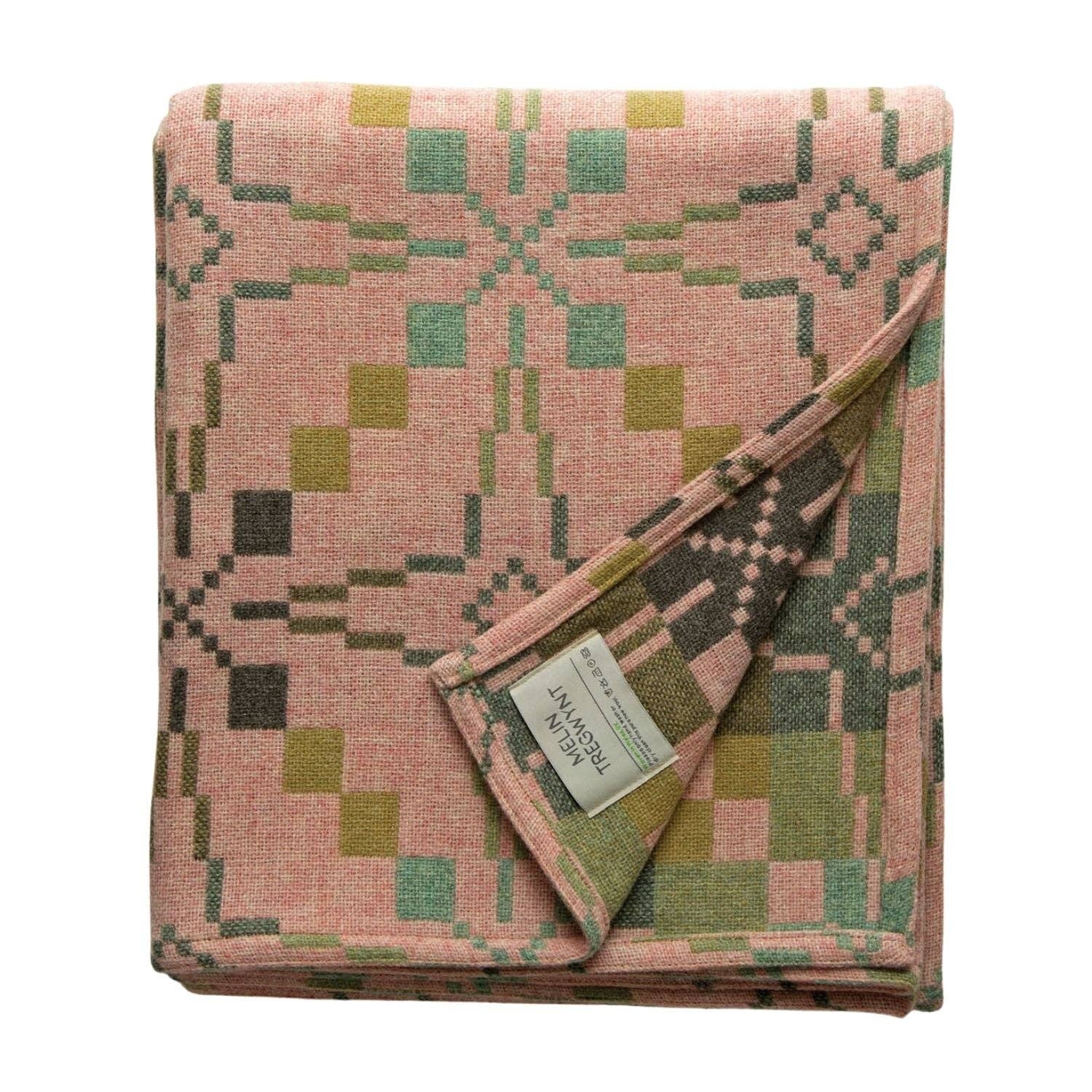 MELIN TREGWYNT | Vintage Star Throw - Blossom