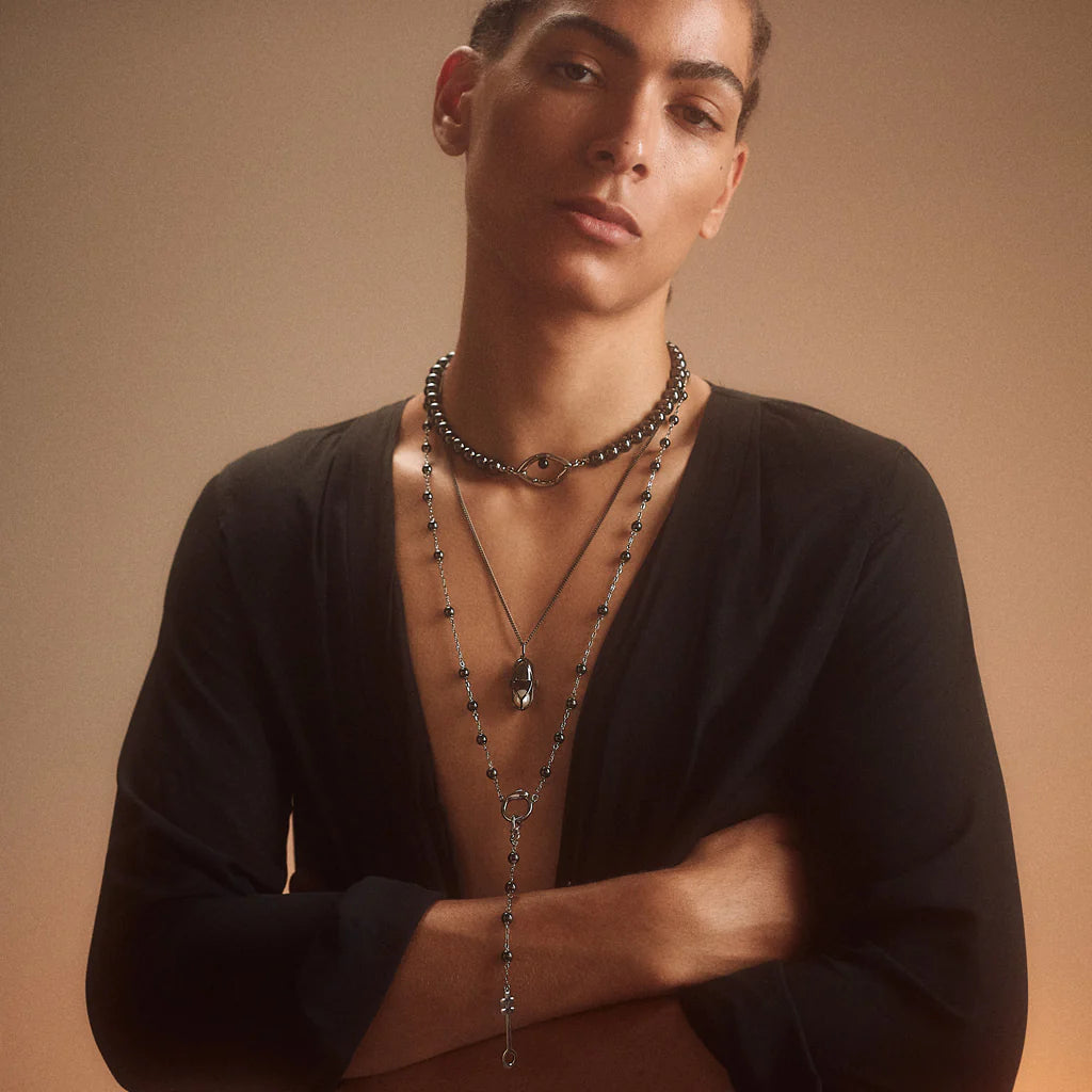 Eye Opener Hematite Necklace