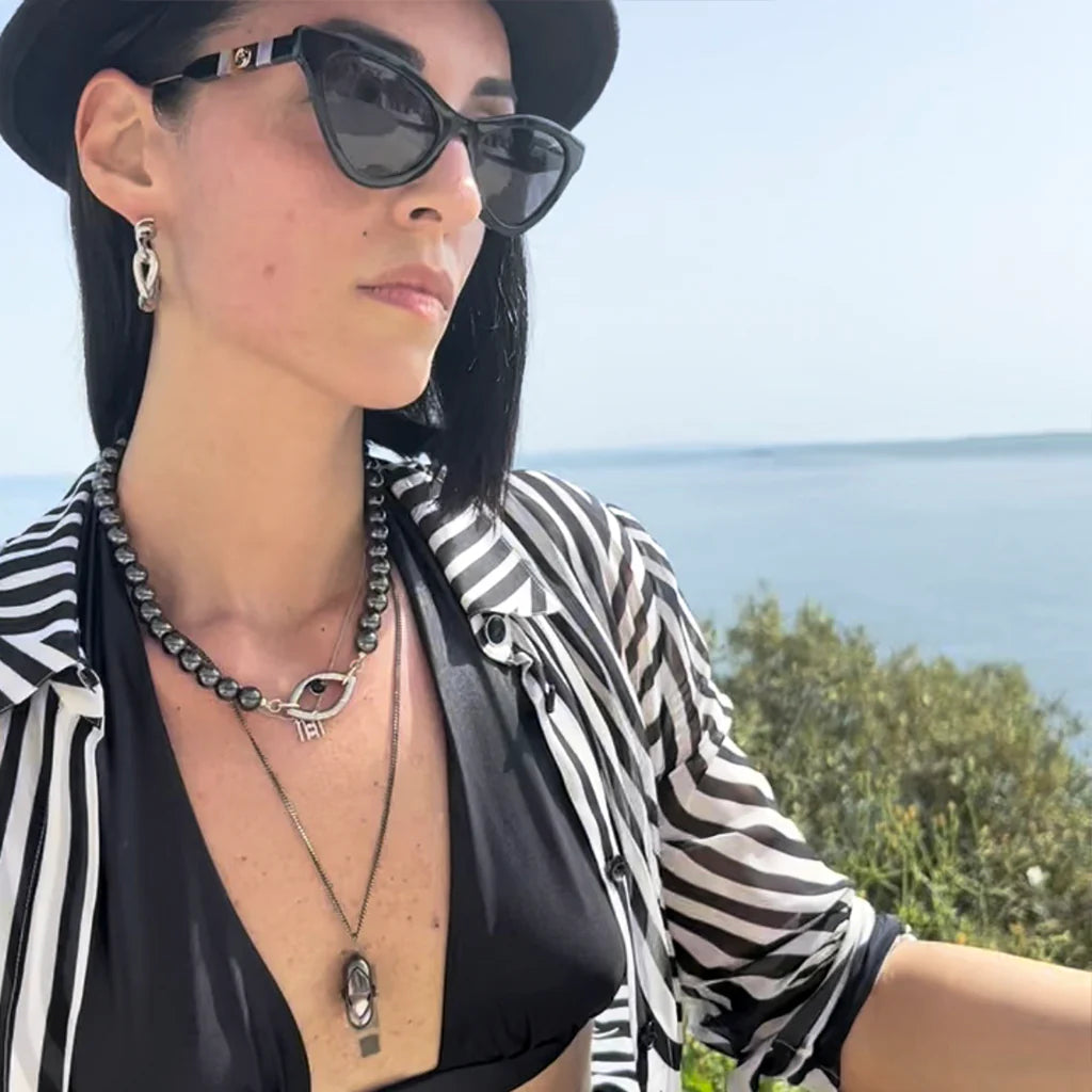 Eye Opener Hematite Necklace